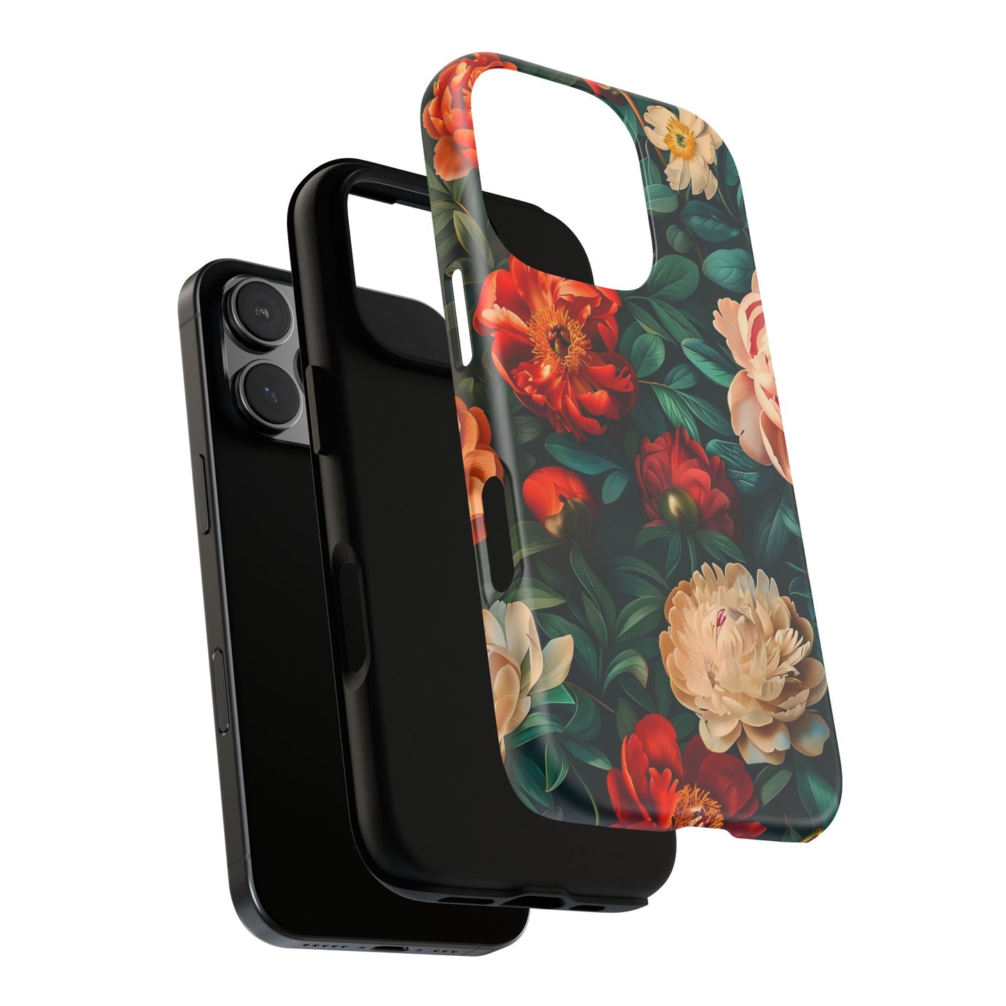 Floral Phone Case - Tough Cases, Vibrant Protection, Gift for Her, Cute Floral Design, Trendy Accessory, Perfect for Spring