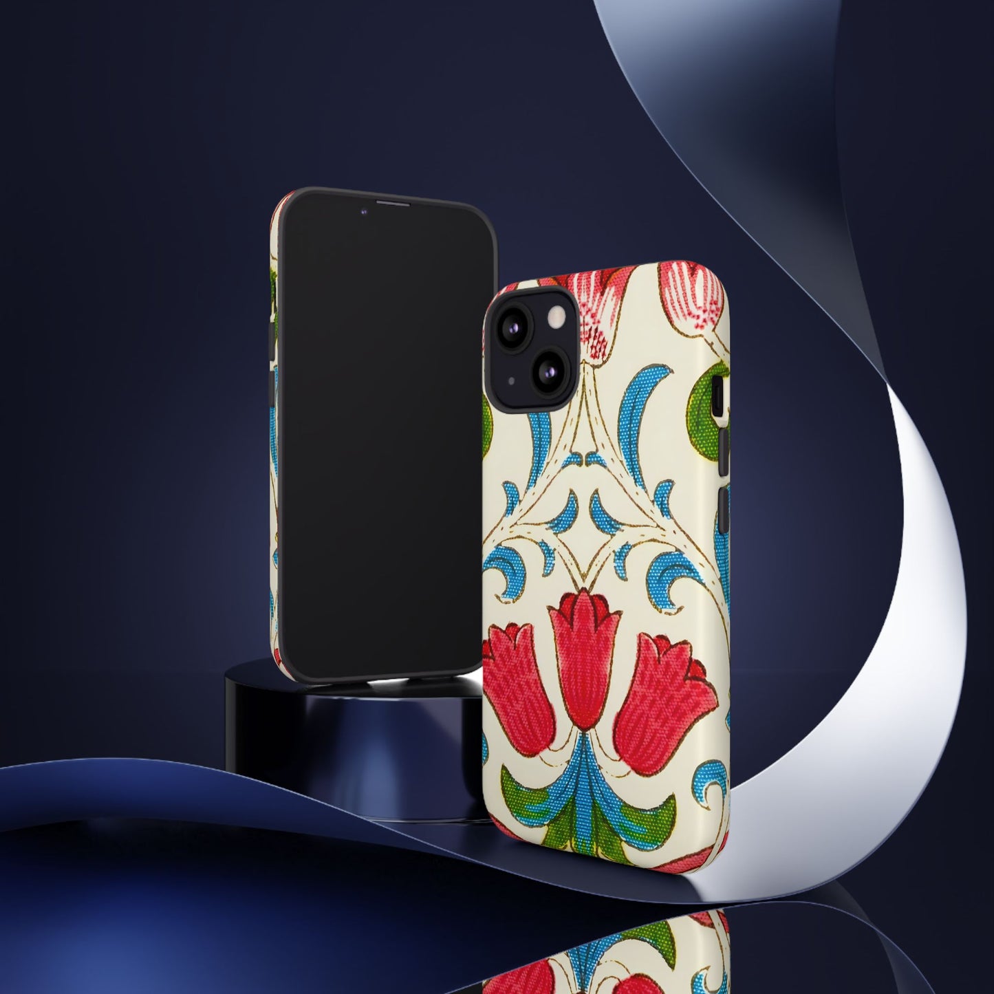 Floral Phone Case - Tough Cases | Stylish Protection, Gift for Her, Boho Phone Cover, Spring Accessory, Cute Tech