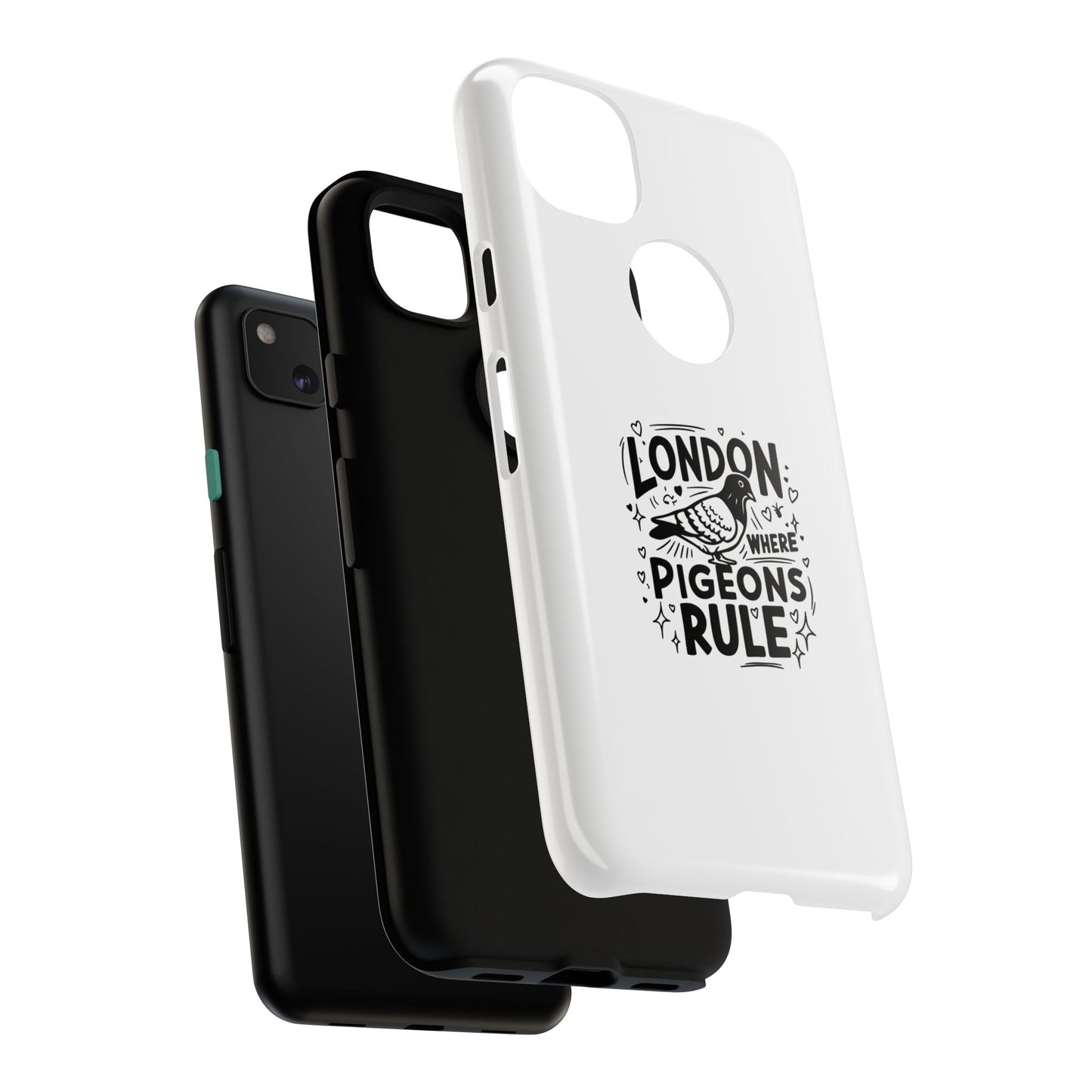 London Pigeons Rule Phone Case – Tough and Stylish Protection for Urban Aficionados
