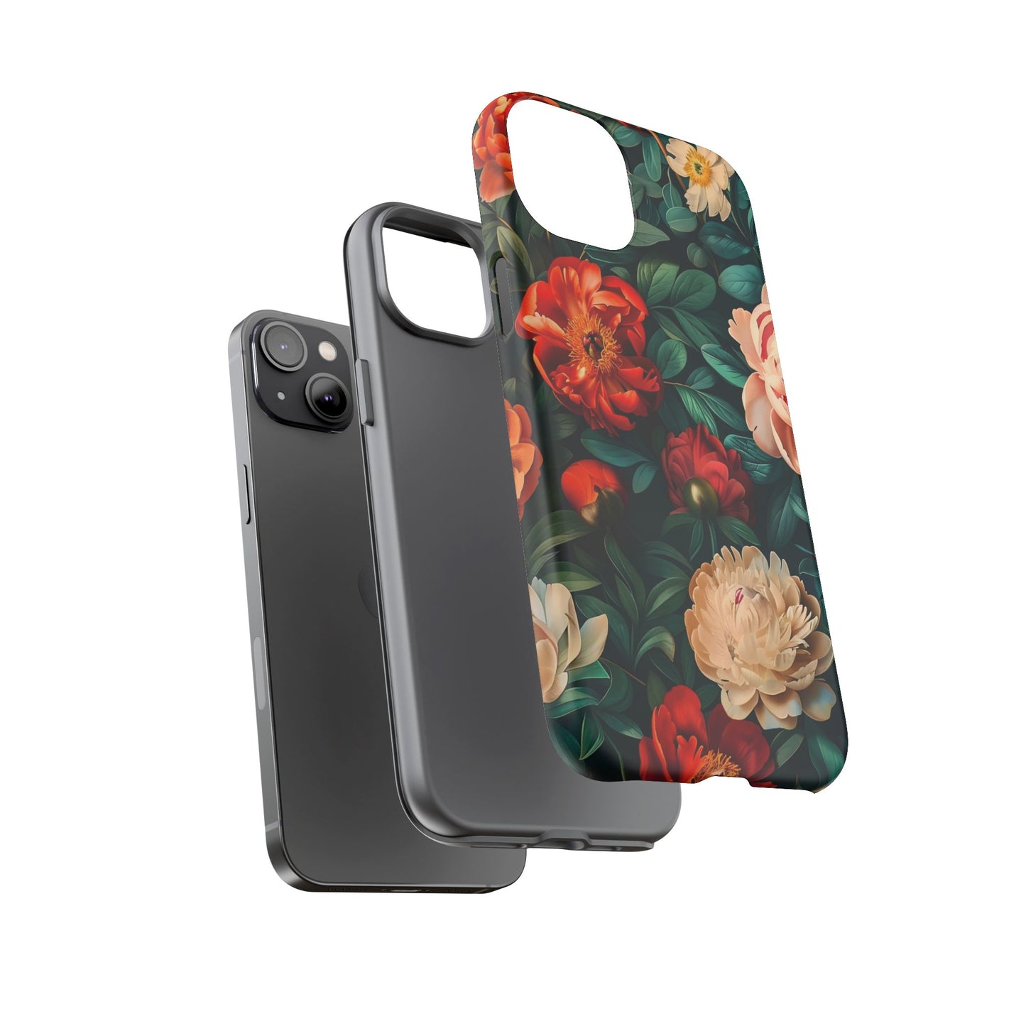 Floral Phone Case - Tough Cases, Vibrant Protection, Gift for Her, Cute Floral Design, Trendy Accessory, Perfect for Spring