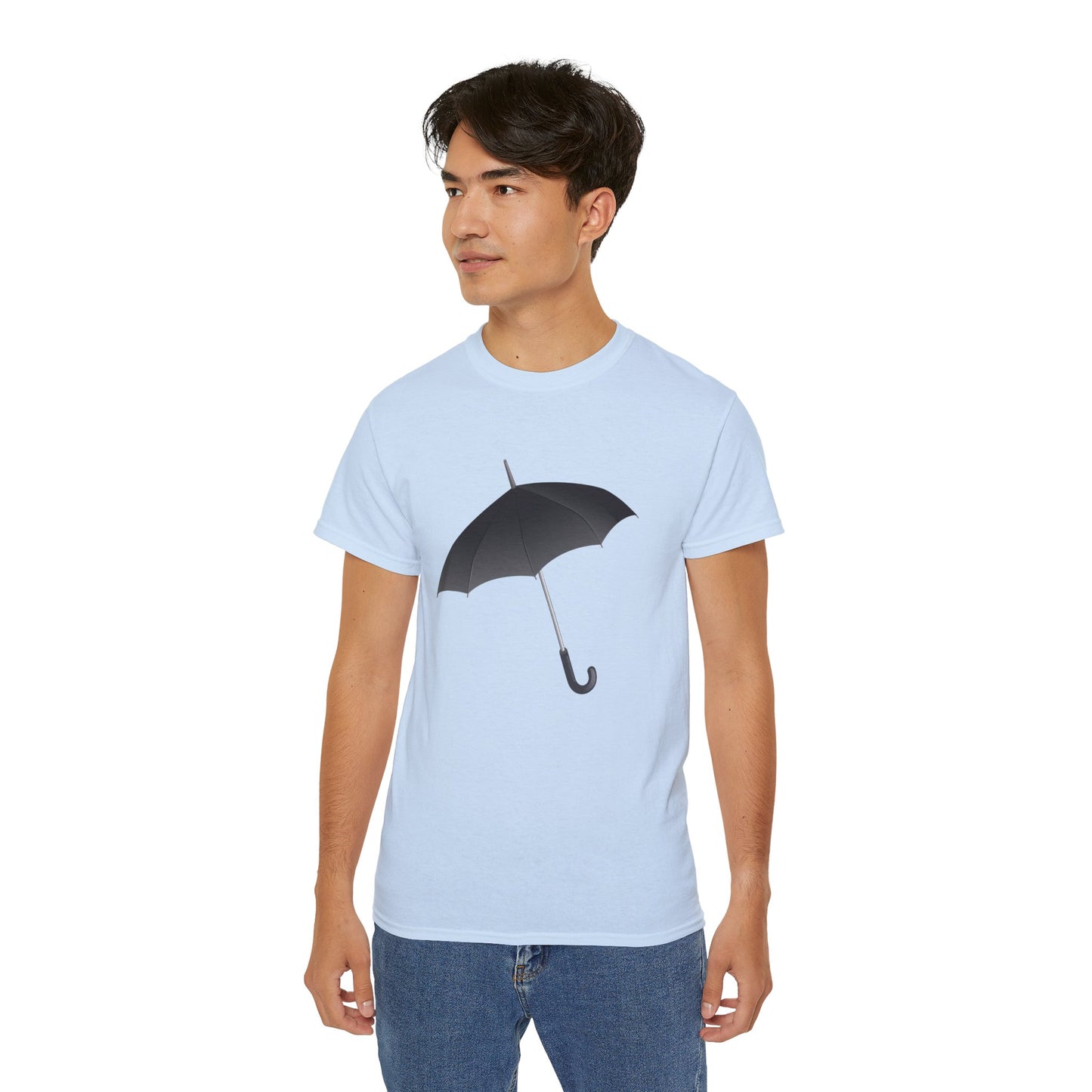 Unisex Ultra Cotton Tee - Elegant Regal Royal Umbrella