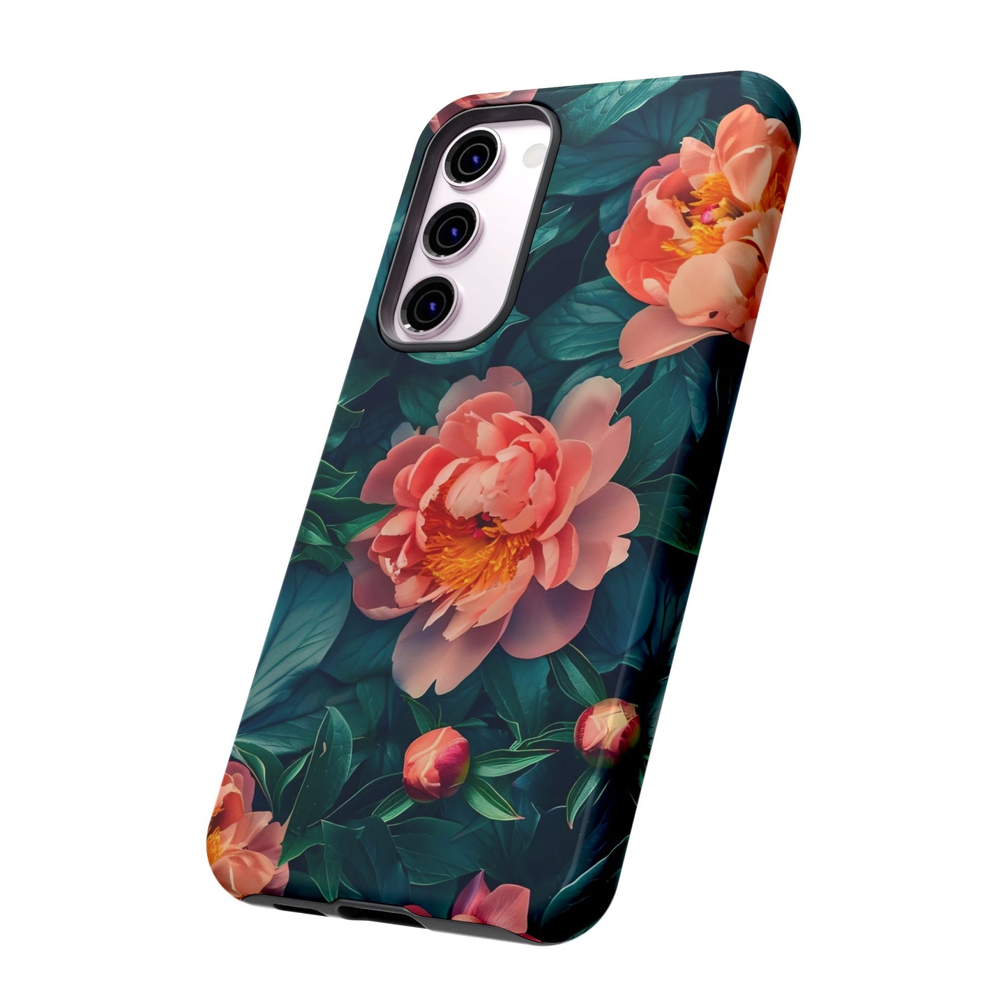 Floral Phone Case - Tough Cases, Flower Design, Botanical Art, Phone Accessory, Gift for Her, Nature Lovers