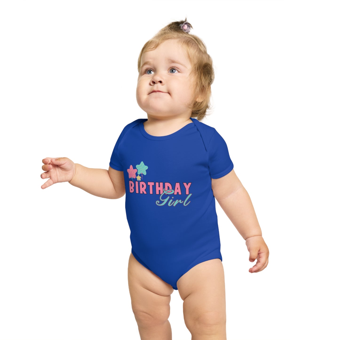 Birthday Girl Short Sleeve Baby Bodysuit