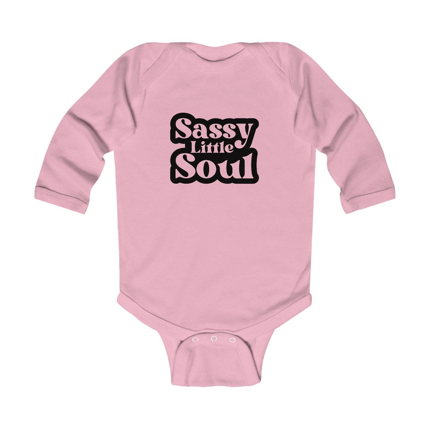 Sassy Little Soul Infant Long Sleeve Bodysuit - Playful Baby Apparel