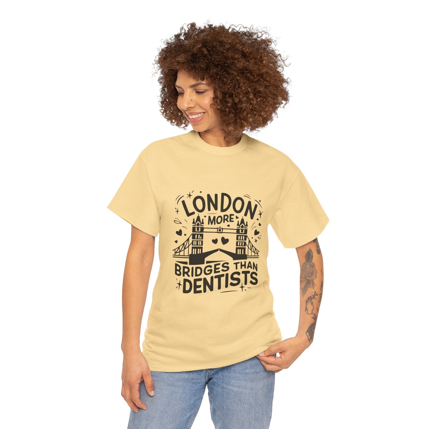 Unisex Heavy Cotton Tee - London is having more Bridges