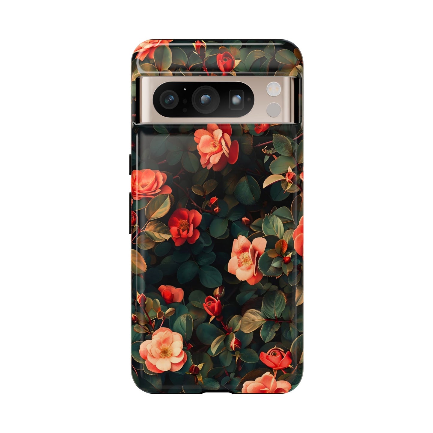 Floral Phone Case - Elegant Floral Design, Tough Protective Case, Perfect Gift for Her, Trendy Phone Accessories, Mother’s Day, Birthday