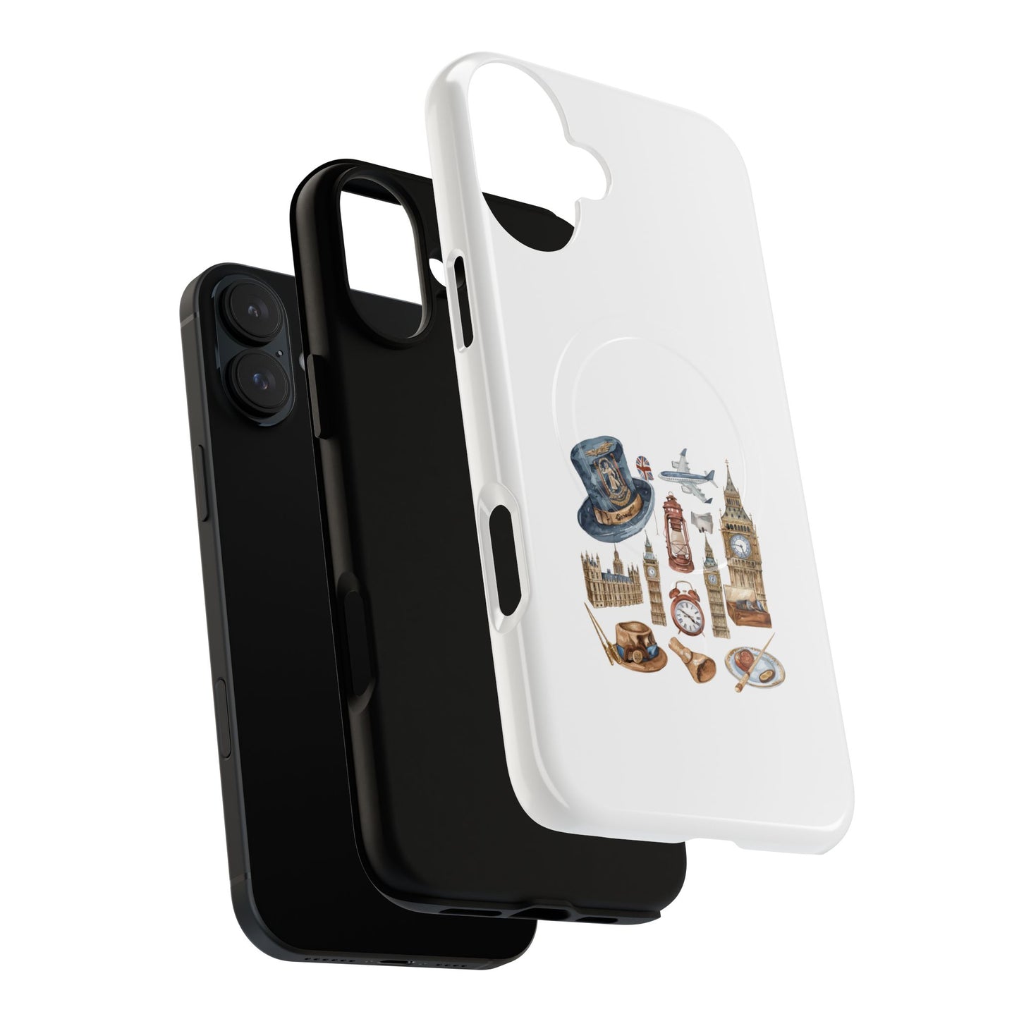 London Adventure Tough Magnetic Phone Case, Gift for Travelers, Unique Design, Travel Accessories, Holiday Present, Custom Phone Cover