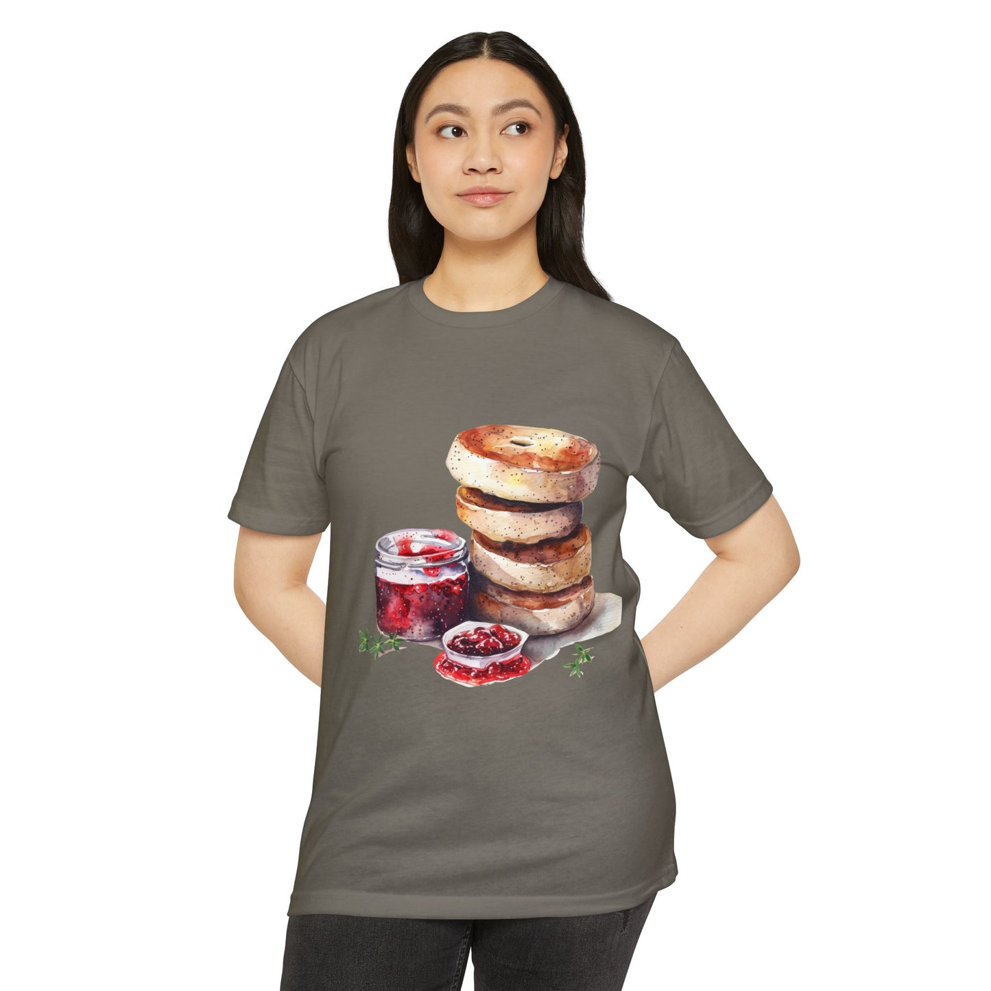 Unisex CVC Jersey T-shirt - From Pies to Puddings - Classic British Dishes
