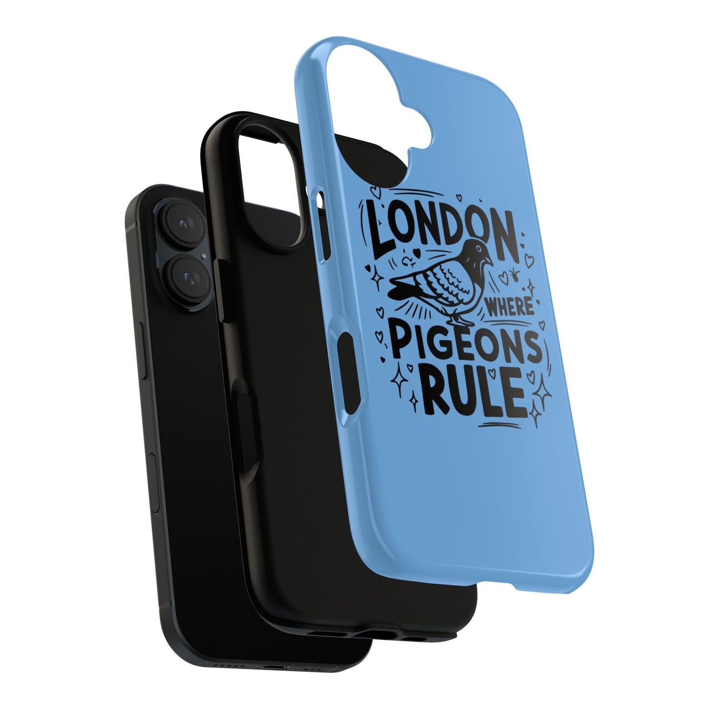 London Pigeon Phone Case, Urban Art Accessory, Tough Phone Cover, Gift for Bird Lovers, London Souvenir, Unique Cell Phone Case