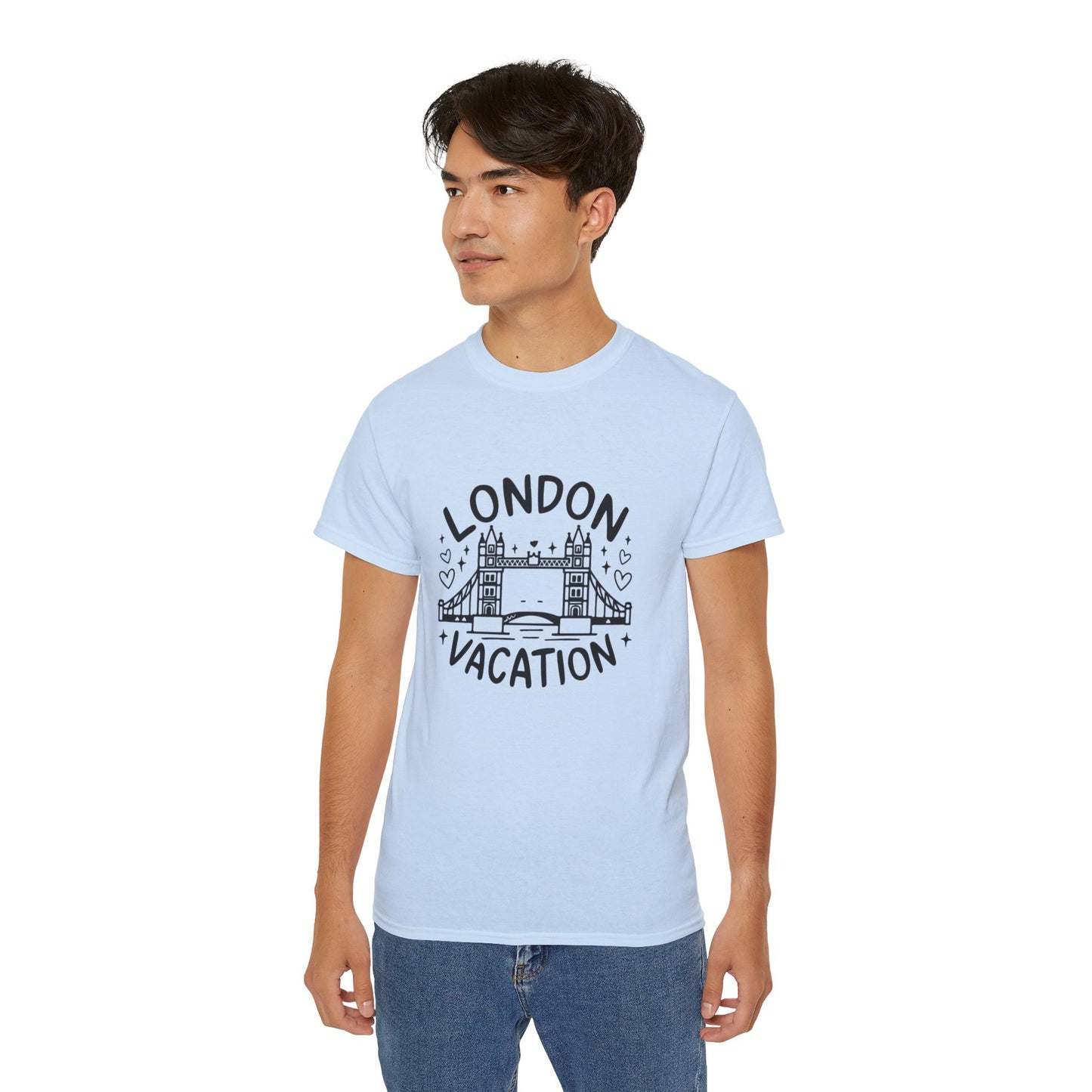 Unisex Ultra Cotton Tee Relaxed - London Vacation