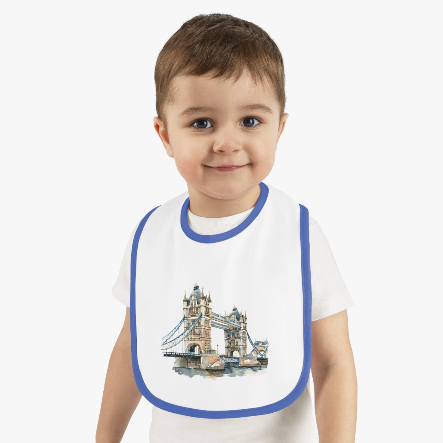 London Landmark Baby Bib | Unique Waterproof Baby Bib, Perfect Baby Gift, Cute Baby Accessories, Baby Shower Gift, Toddler Tableware