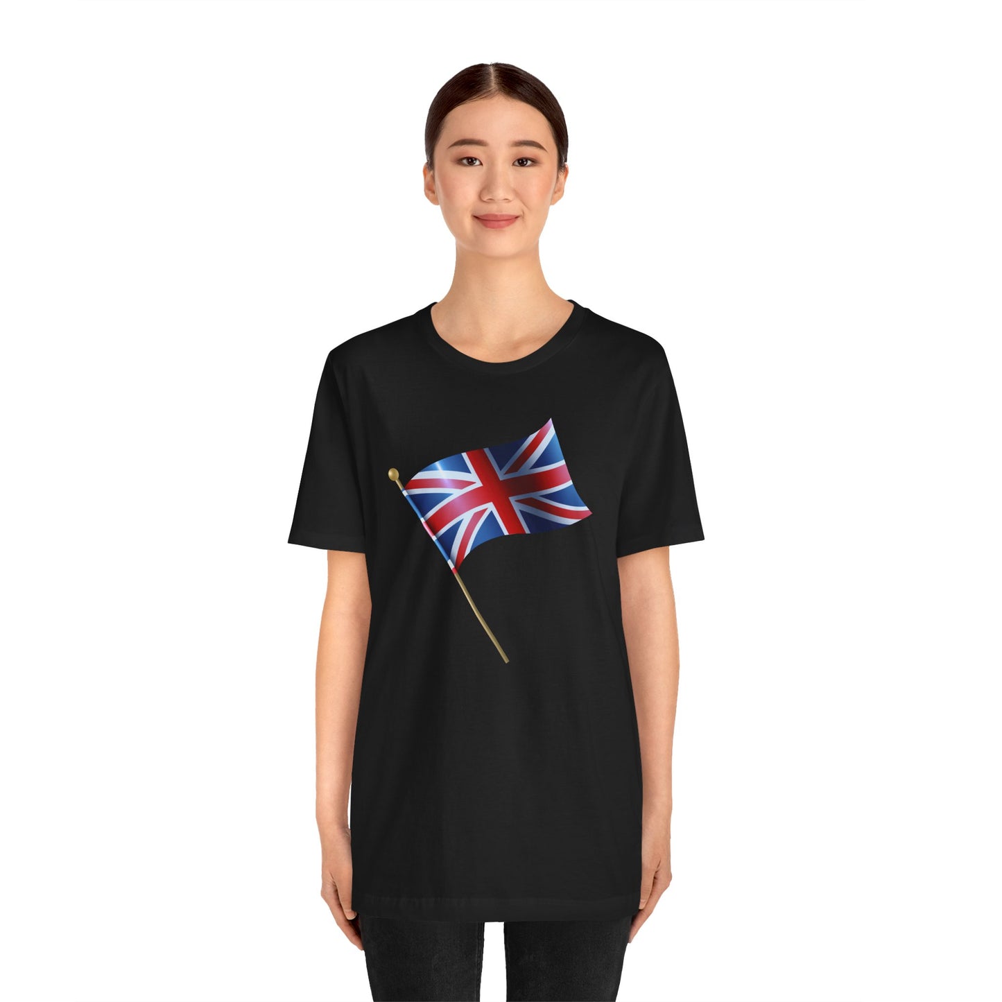 Unisex Jersey Short Sleeve Tee - Classic UK Flag Design - Union Jack Symbol