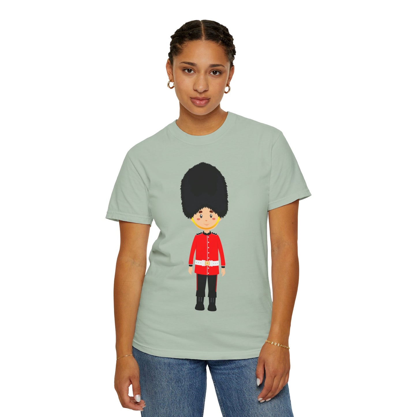 Unisex Garment-Dyed T-shirt - Cornwall’s Pride - Red Jacket at the Army Museum