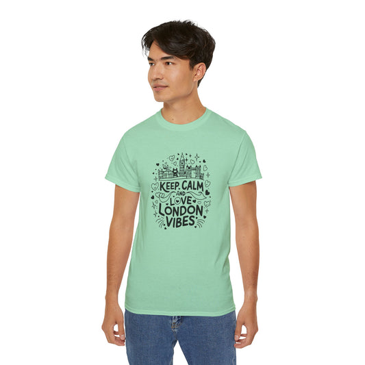 Unisex Ultra Cotton Tee Relaxing - London Vibes