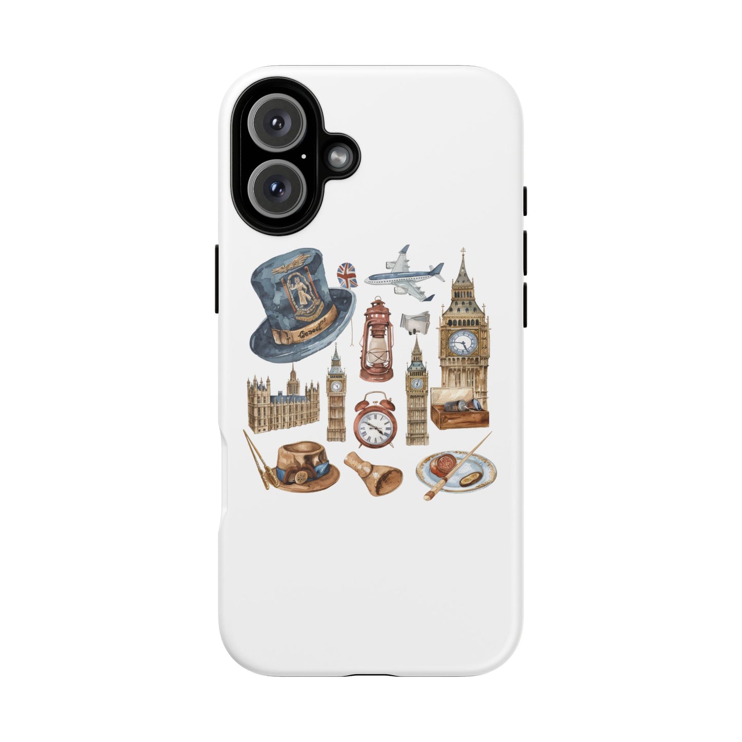 London-Themed Phone Case, Durable iPhone Cover, Gift for Travelers, Unique Cell Phone Accessories, Stylish Gadget Protection