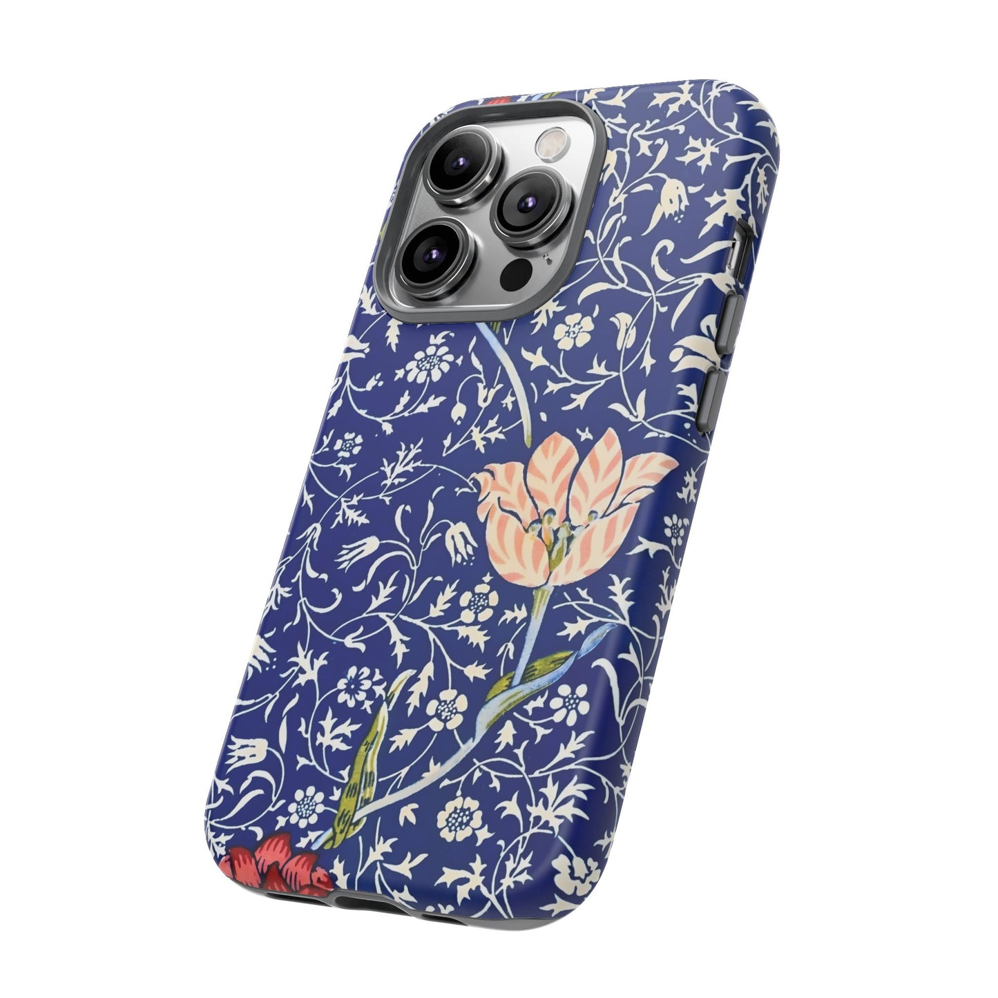 Floral Phone Case, Unique Tough Phone Cover, Gift for Her, Spring Decor, Durable Protective Case, Elegant Floral Design