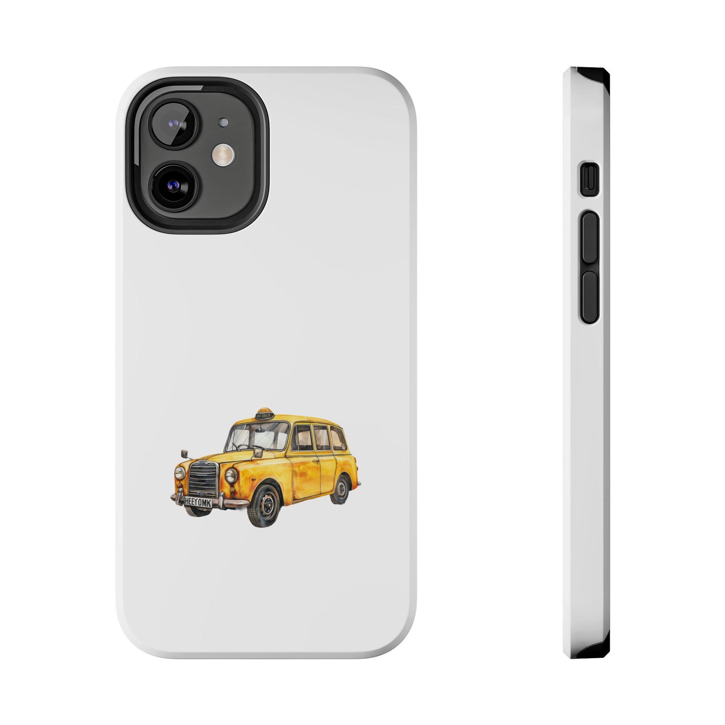 Yellow Taxi Tough Phone Case - Durable Protection for Urban Adventures