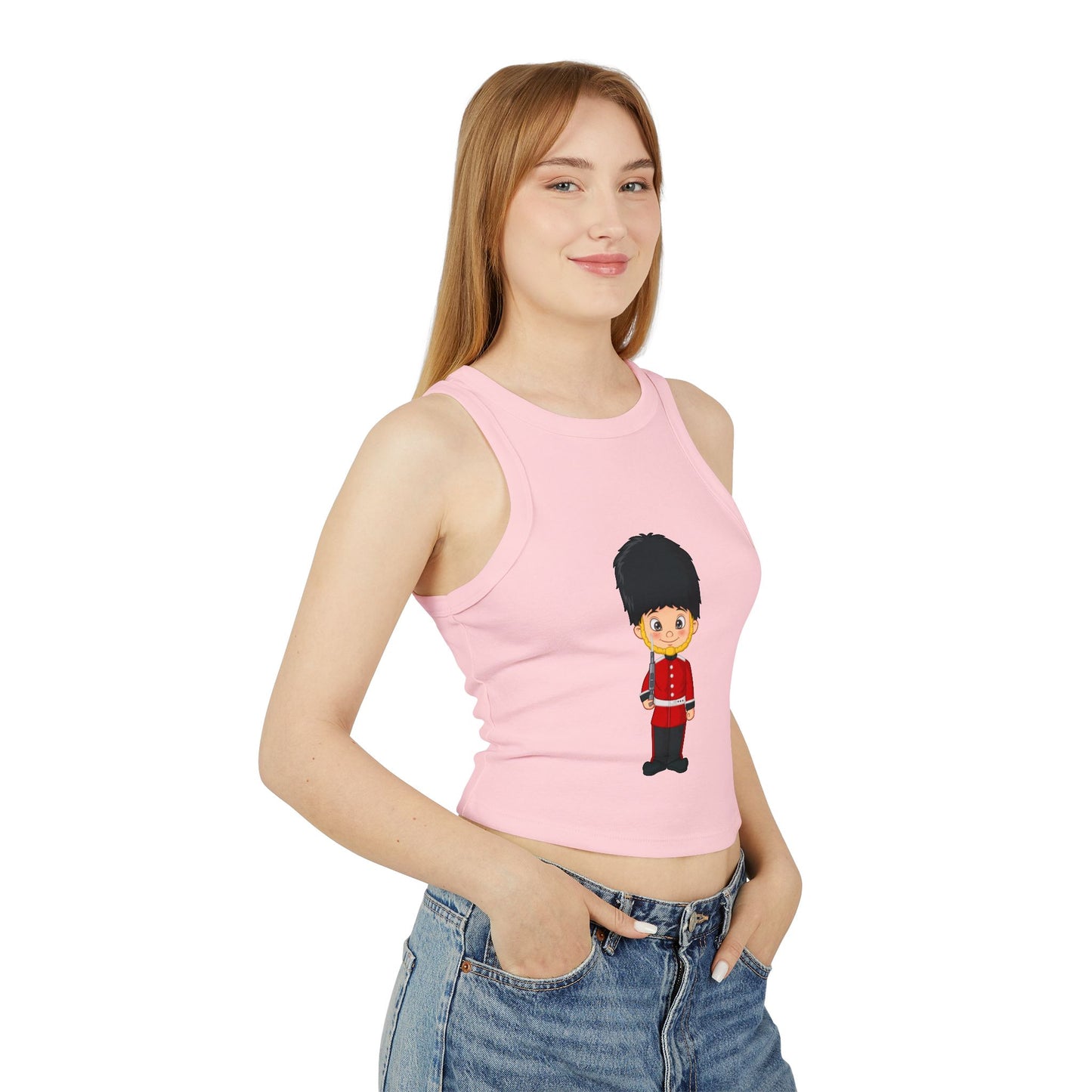 Women's Micro Rib Racer Tank Top - British Royal Guard