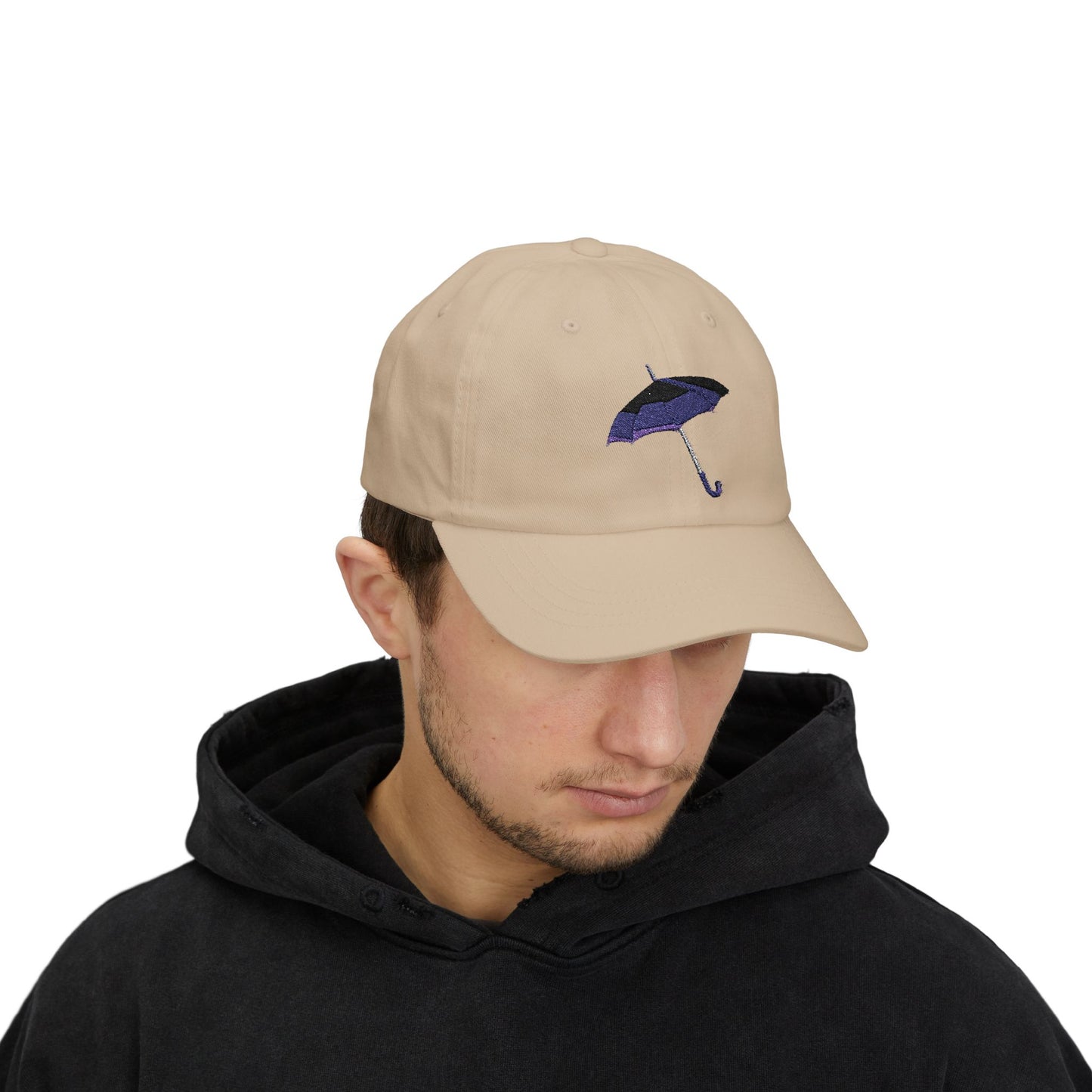 Embroidered Umbrella Dad Cap, Casual Baseball Hat for Men and Women, Perfect Gift for Dad, Adjustable Cap for Outdoor Activities