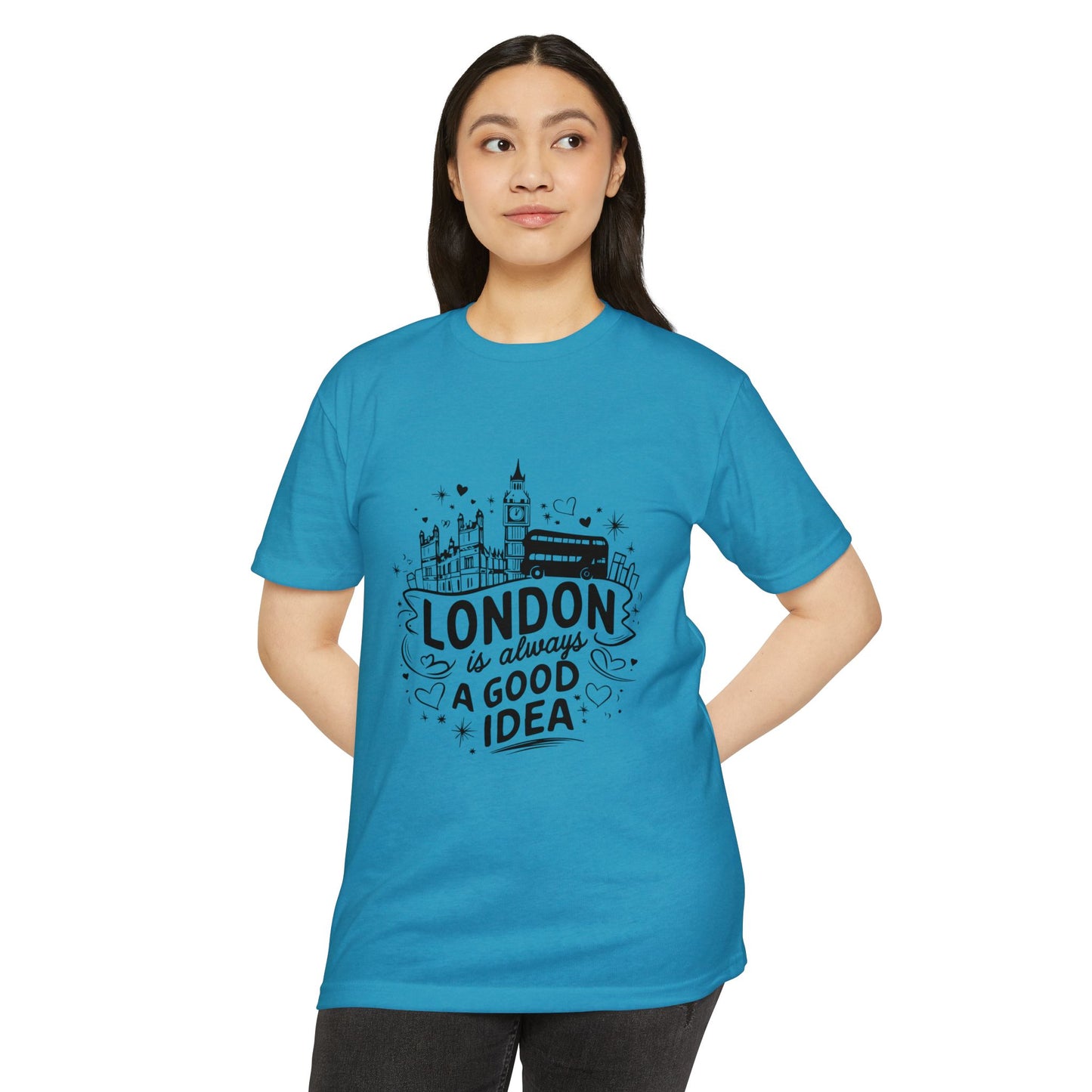 Unisex CVC Jersey T-shirt - London is always a good Idea