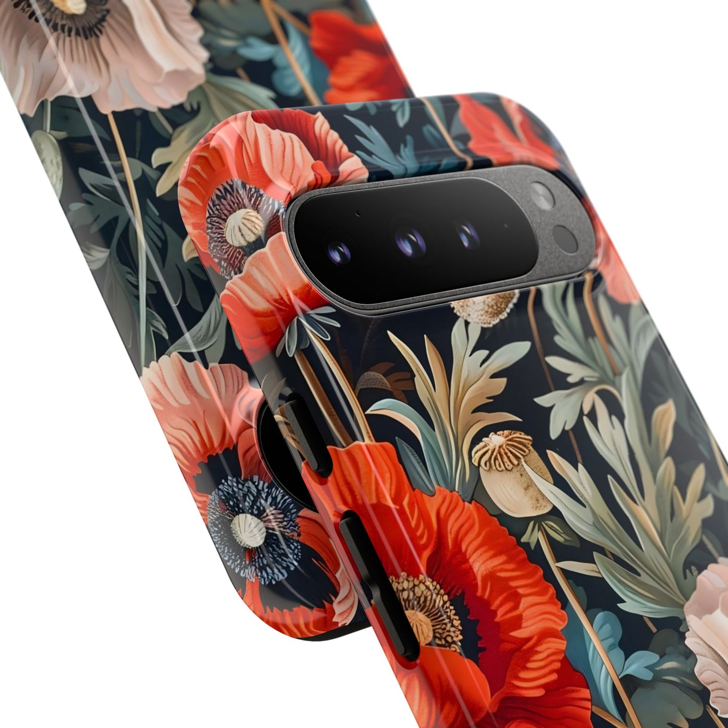 Floral Phone Case - Tough Cases, Flower Design, Chic Tech Accessories, Stylish Gifts, Unique Phone Protectors