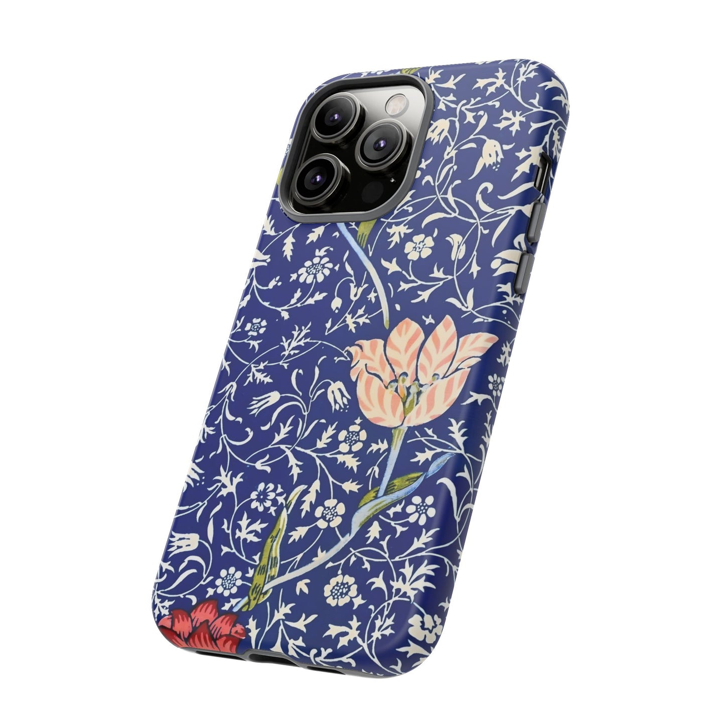 Floral Phone Case, Unique Tough Phone Cover, Gift for Her, Spring Decor, Durable Protective Case, Elegant Floral Design