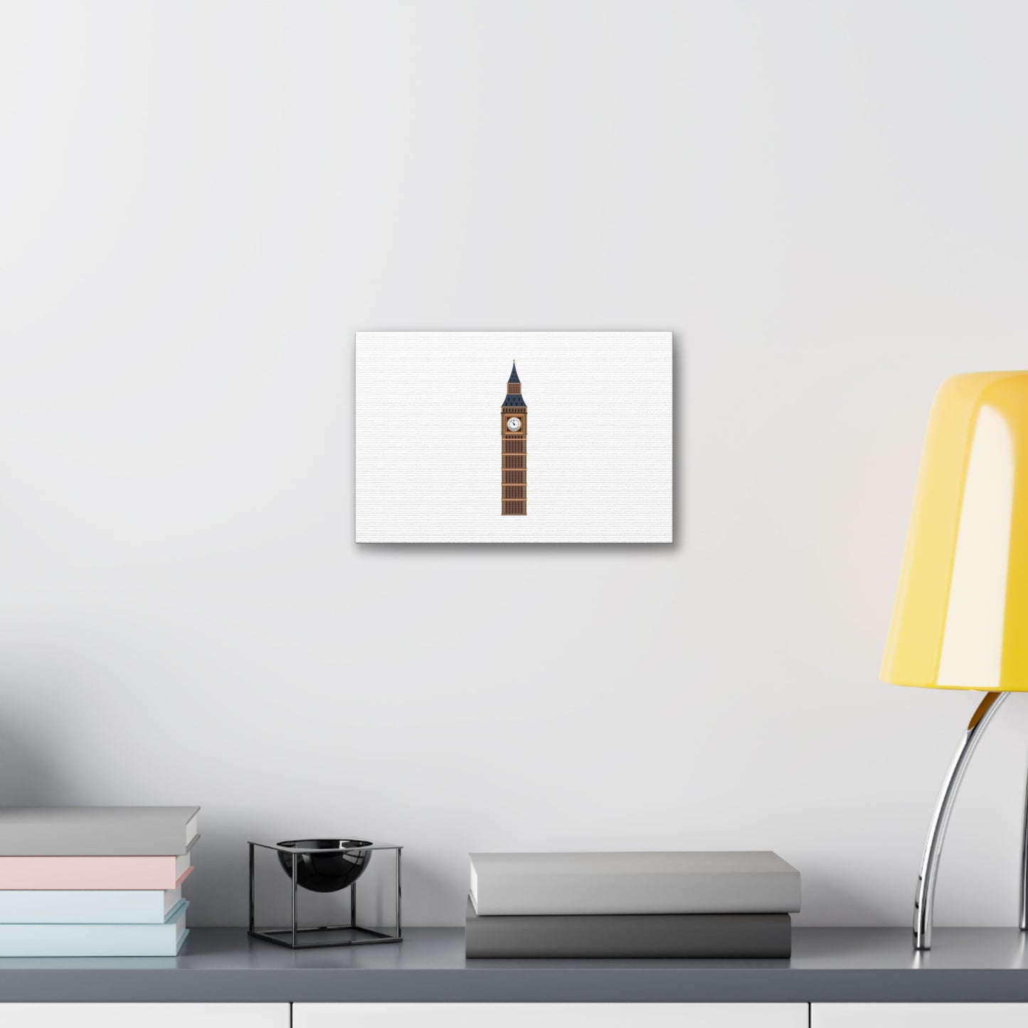 Big Ben Canvas Wall Art, Modern Home Decor, London Decor, Gift for Travel Lovers, Office Wall Art, Minimalist Art Print