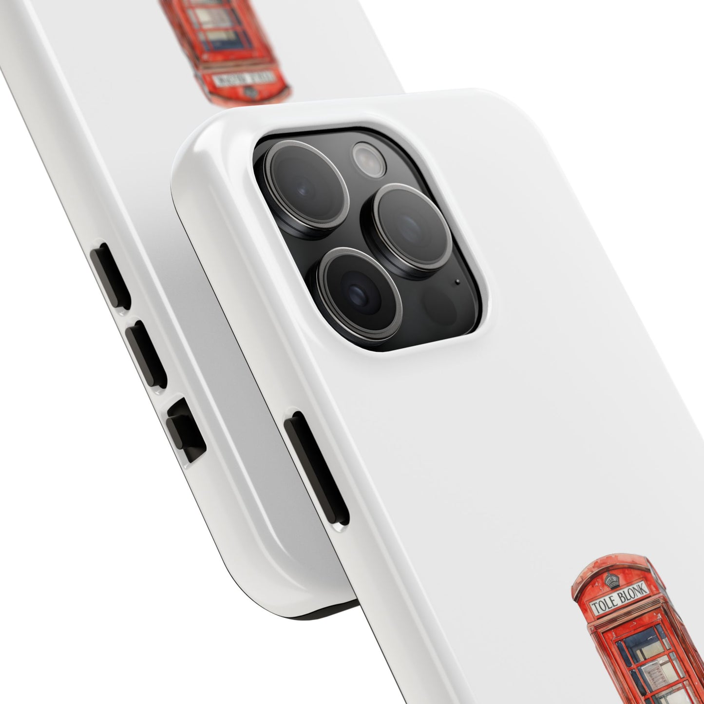 Vintage London Phone Booth Tough Phone Case - Durable and Stylish Protection
