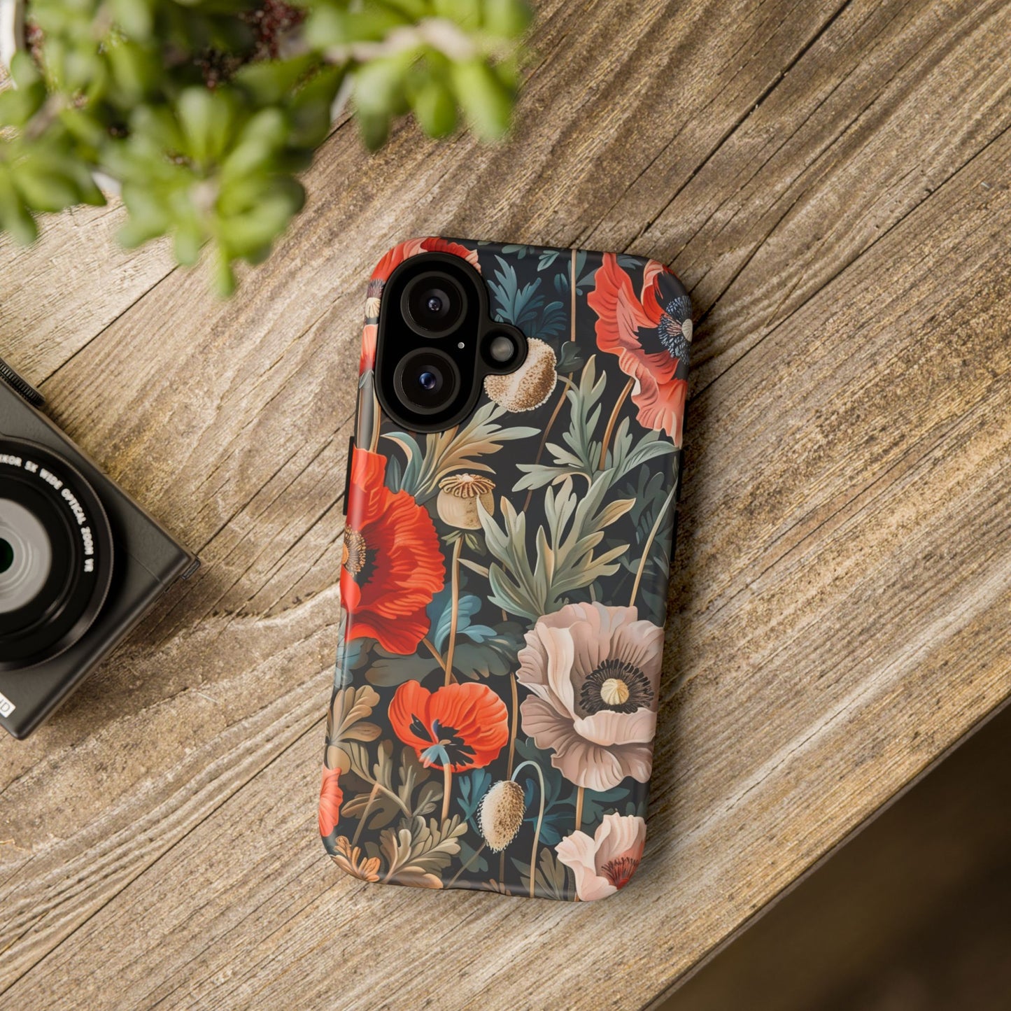 Floral Phone Case - Tough Cases, Flower Design, Chic Tech Accessories, Stylish Gifts, Unique Phone Protectors