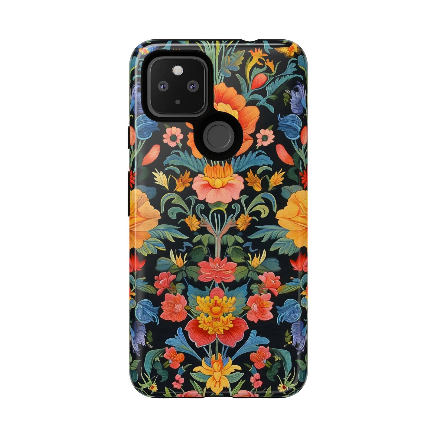 Floral Phone Case - Tough Cases, Flower Pattern Phone Cover, Nature Lover Gift, Stylish Protective Case, Colorful Floral Design