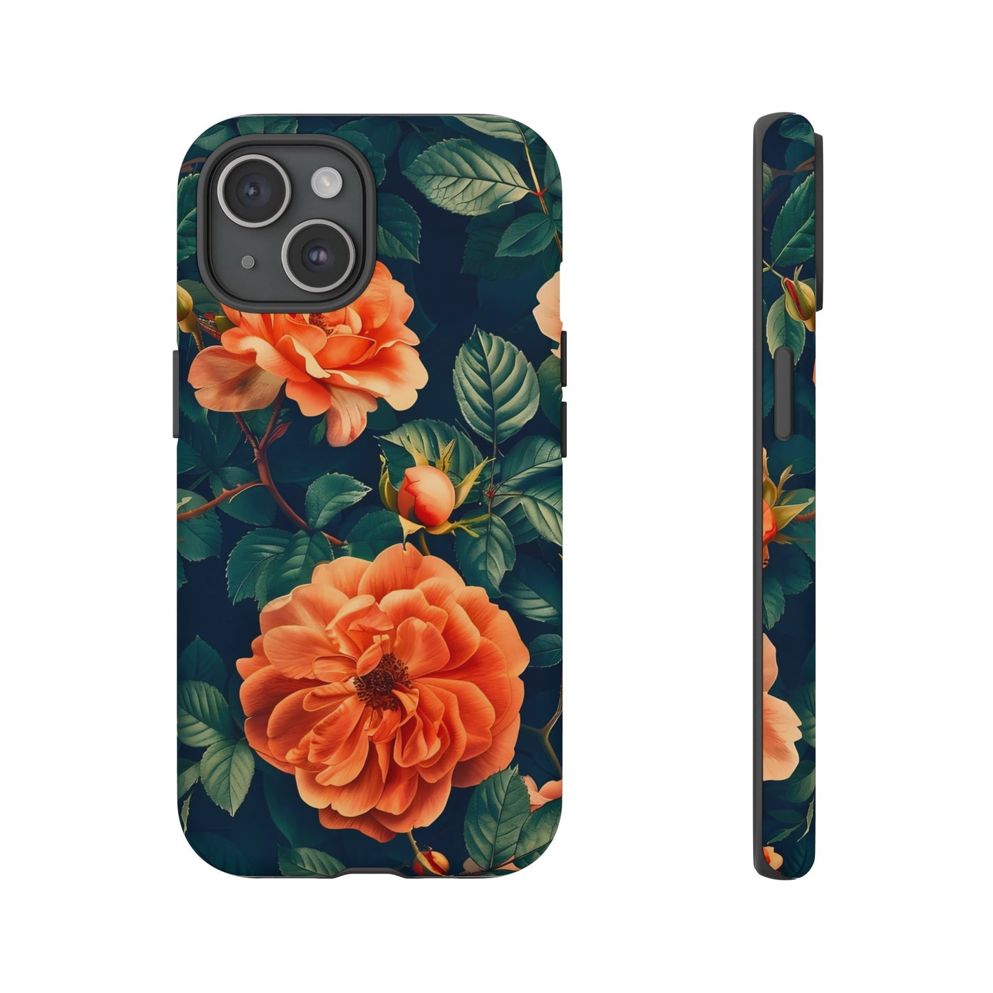 Floral Phone Case, Tough Cases for Nature Lovers, Botanical Design, Phone Protection, Gift for Her, Trending Floral Accessories