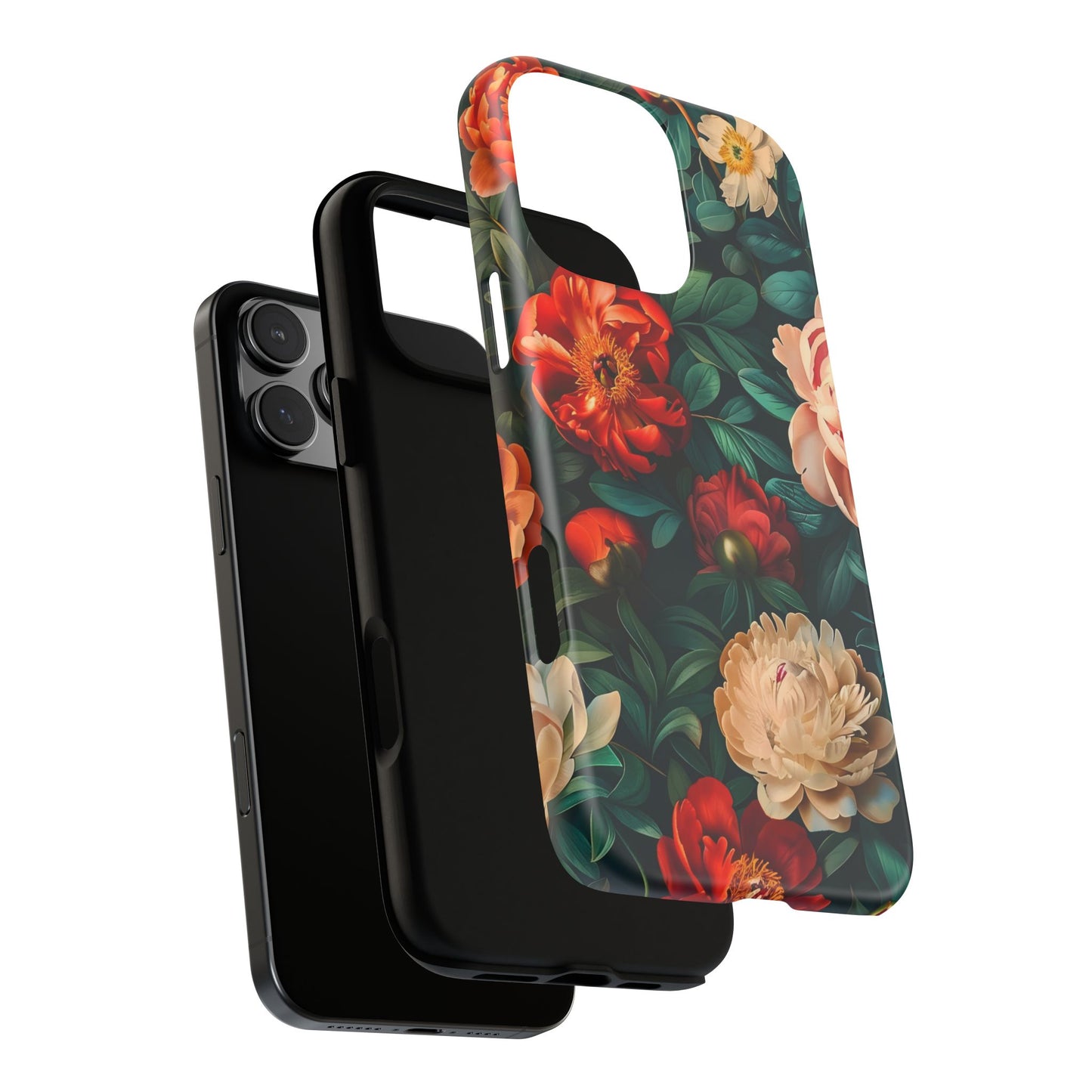 Floral Phone Case - Tough Cases, Vibrant Protection, Gift for Her, Cute Floral Design, Trendy Accessory, Perfect for Spring