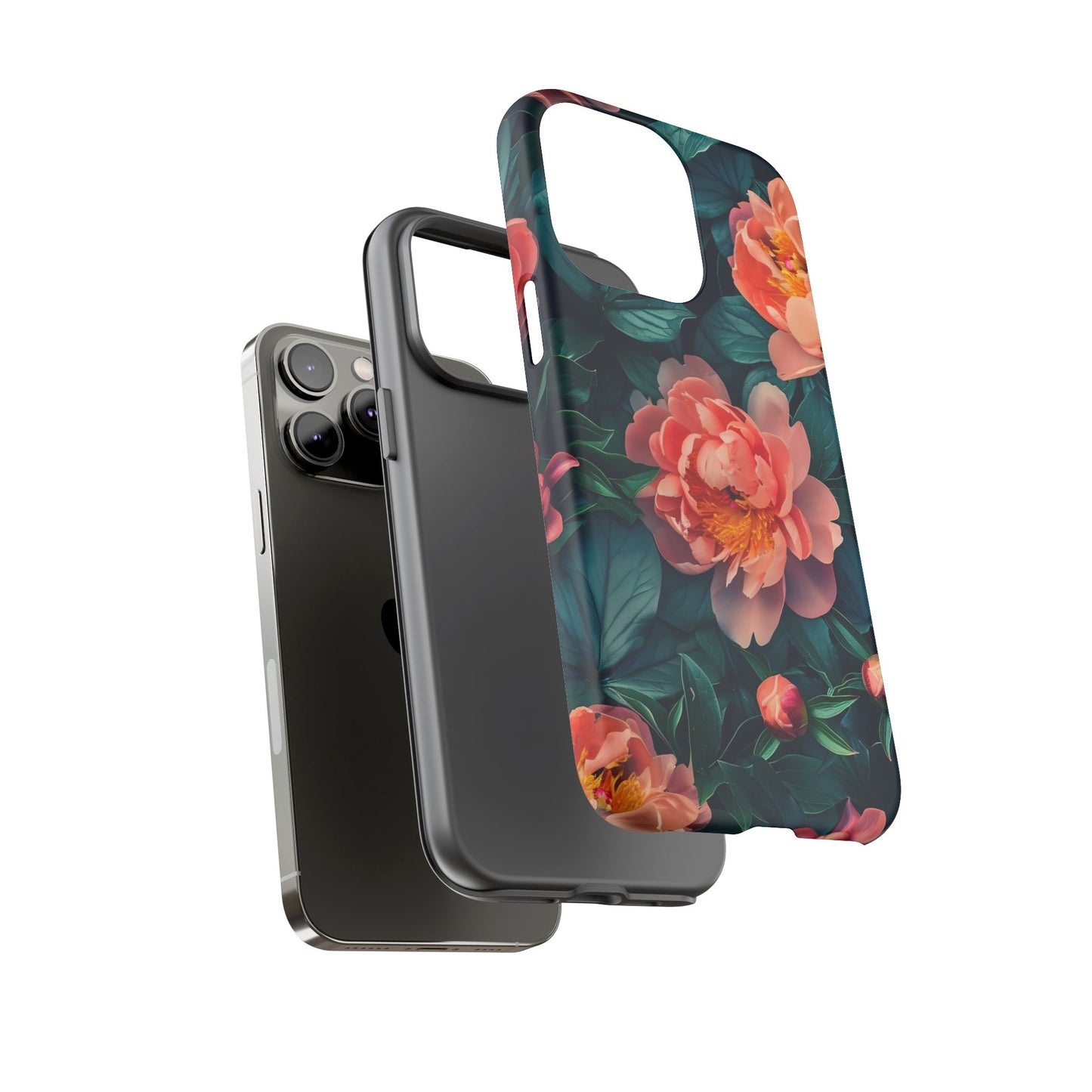 Floral Phone Case - Tough Cases, Flower Design, Botanical Art, Phone Accessory, Gift for Her, Nature Lovers