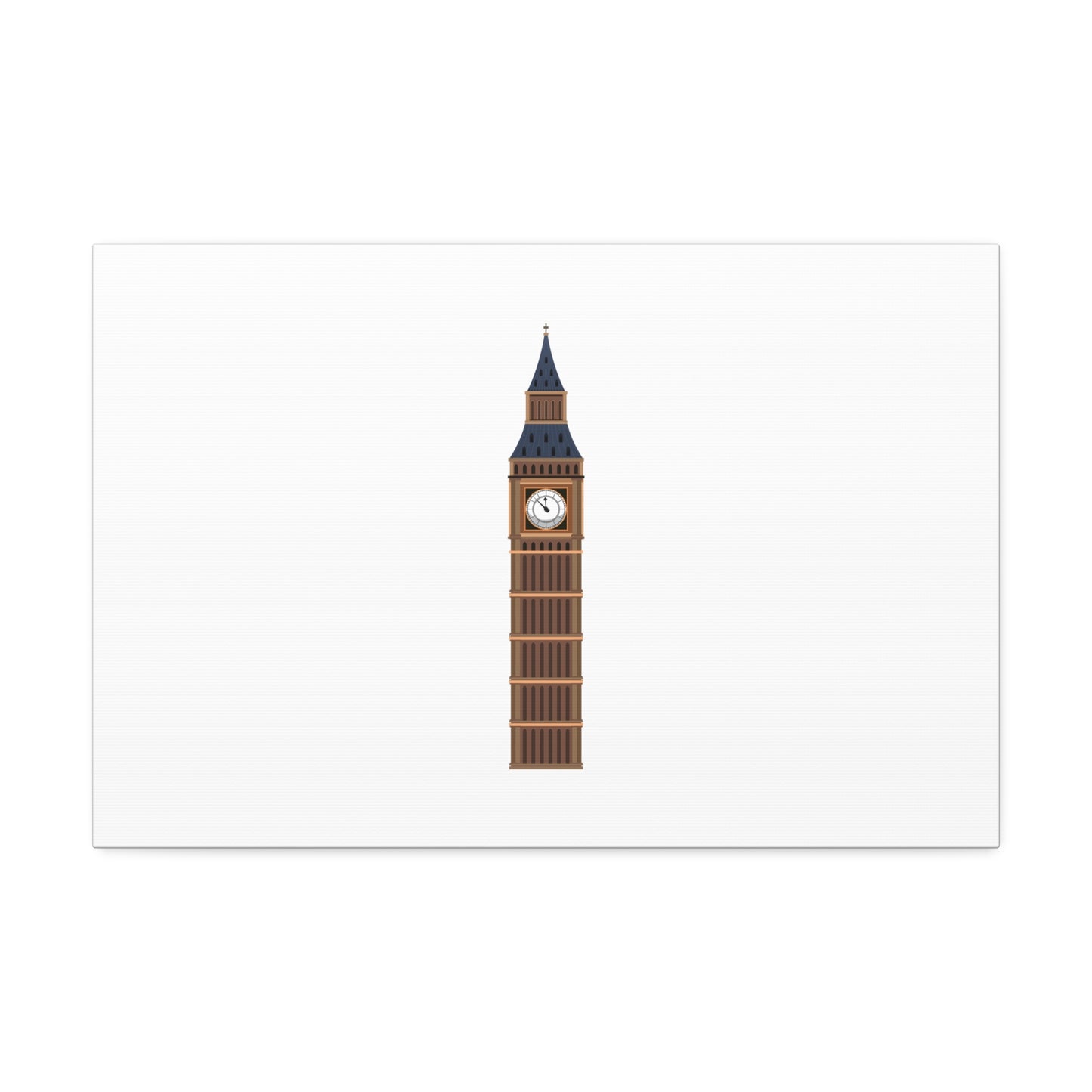 Big Ben Canvas Wall Art, Modern Home Decor, London Decor, Gift for Travel Lovers, Office Wall Art, Minimalist Art Print
