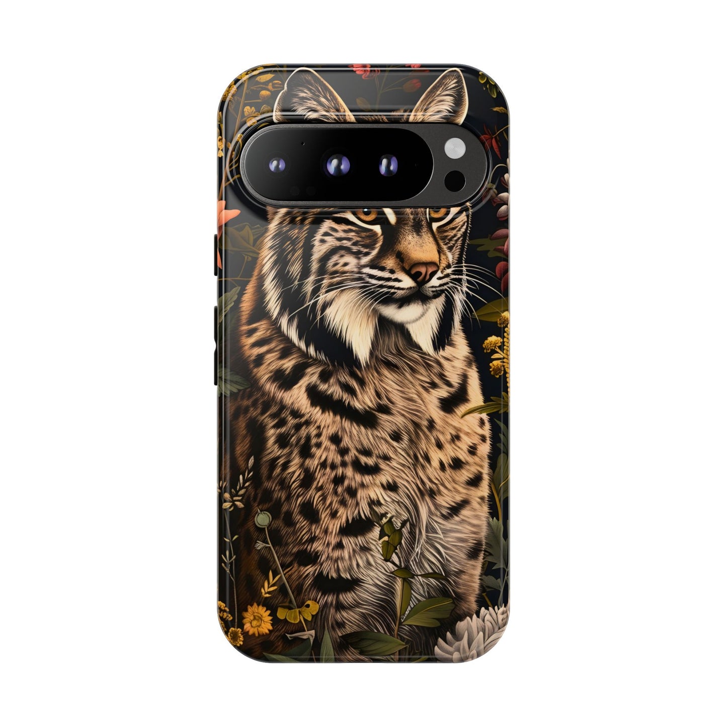 Wildlife Phone Case with Lynx Design, Tough Cases, Animal Lovers Gift, Nature Inspired Accessories, Unique Tech Protection