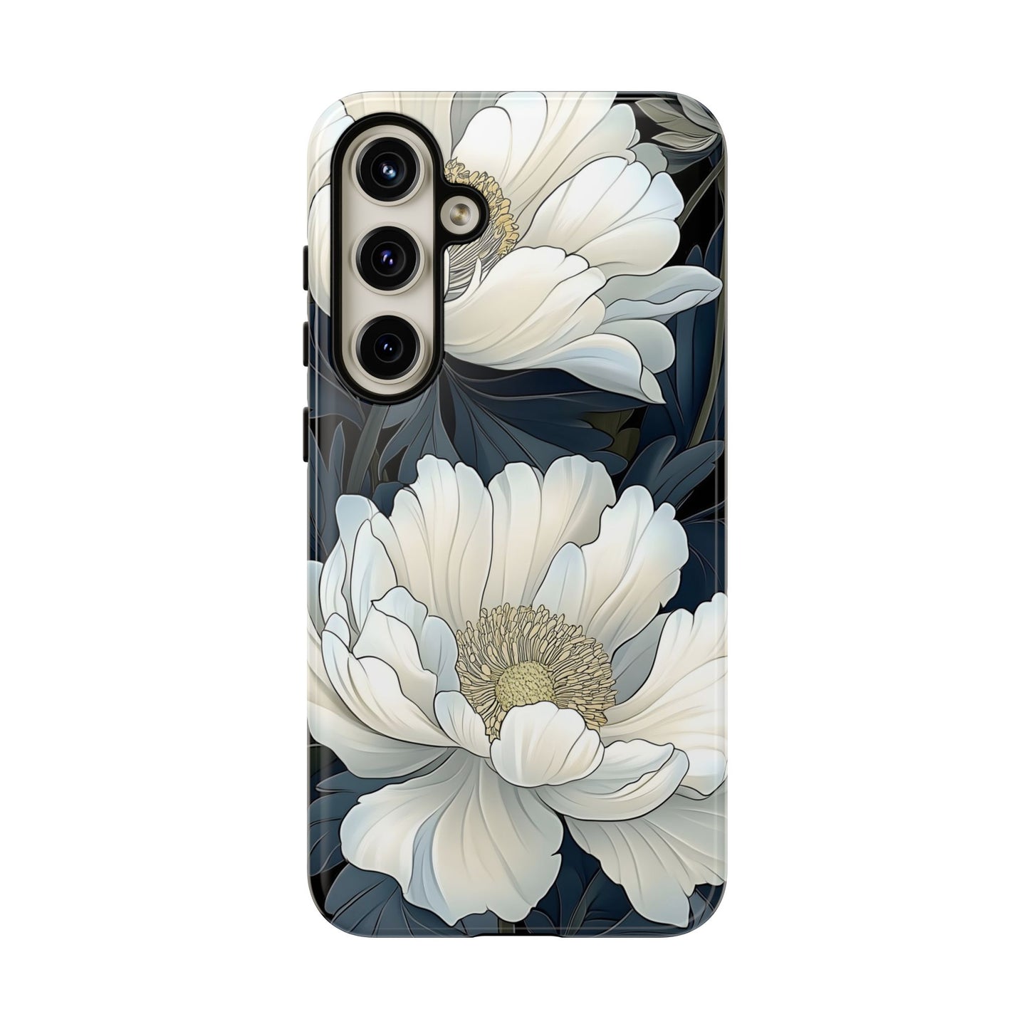 Elegant Floral Phone Case, Floral iPhone Cover, Flower Art Phone Case, Eco-Friendly Mobile Protection, Tough & Stylish Phone Case