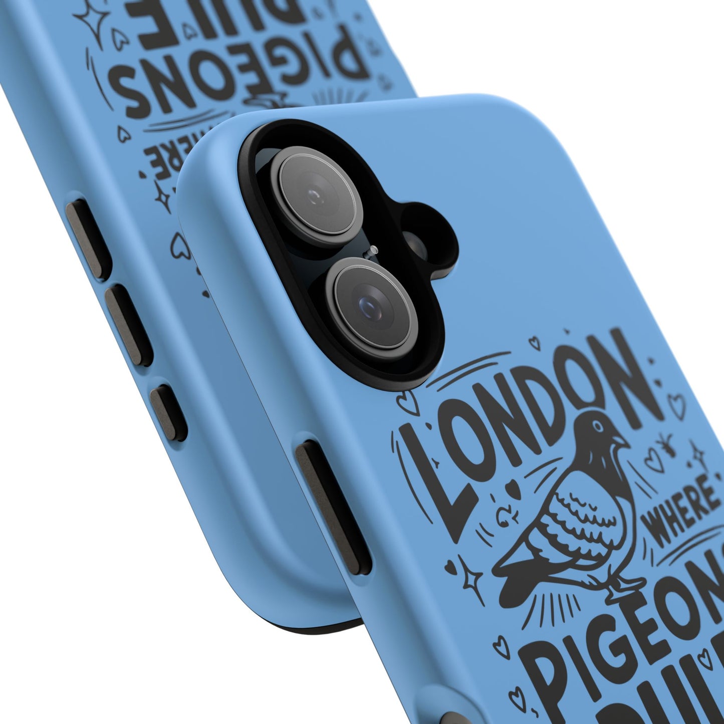 London Pigeon Phone Case, Urban Art Accessory, Tough Phone Cover, Gift for Bird Lovers, London Souvenir, Unique Cell Phone Case