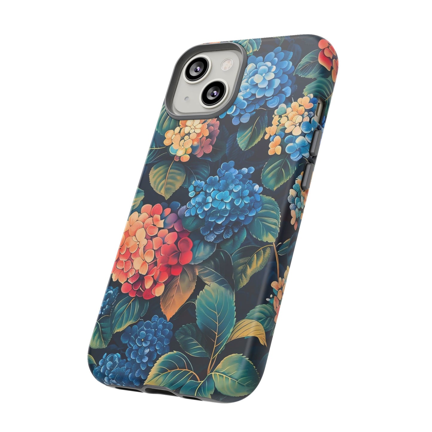 Floral Phone Case, Stylish Tough Case for Gardener Gift, Flower Lover Accessory, Pretty Floral Design, Protective Case
