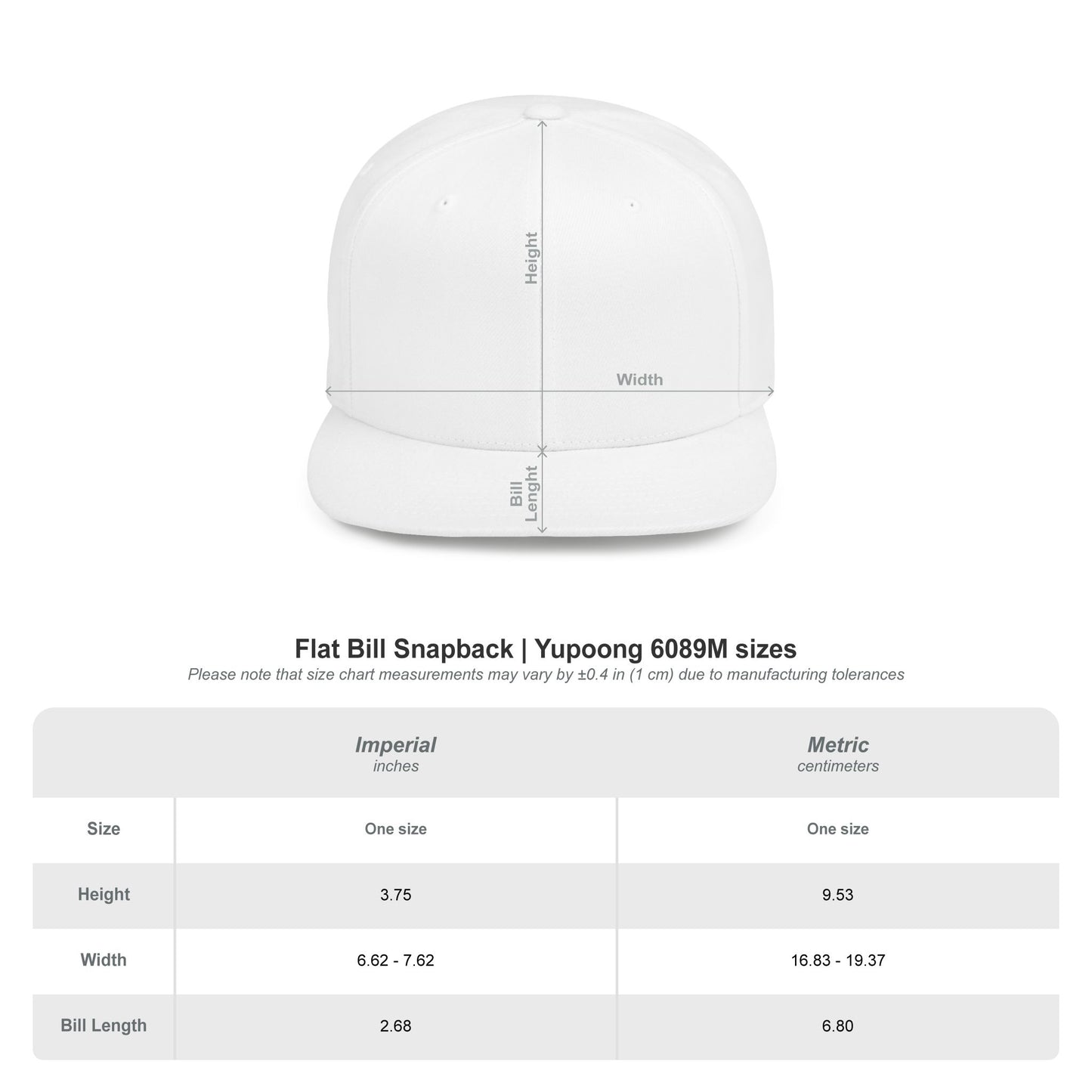 I love England - Flat Bill Snapback