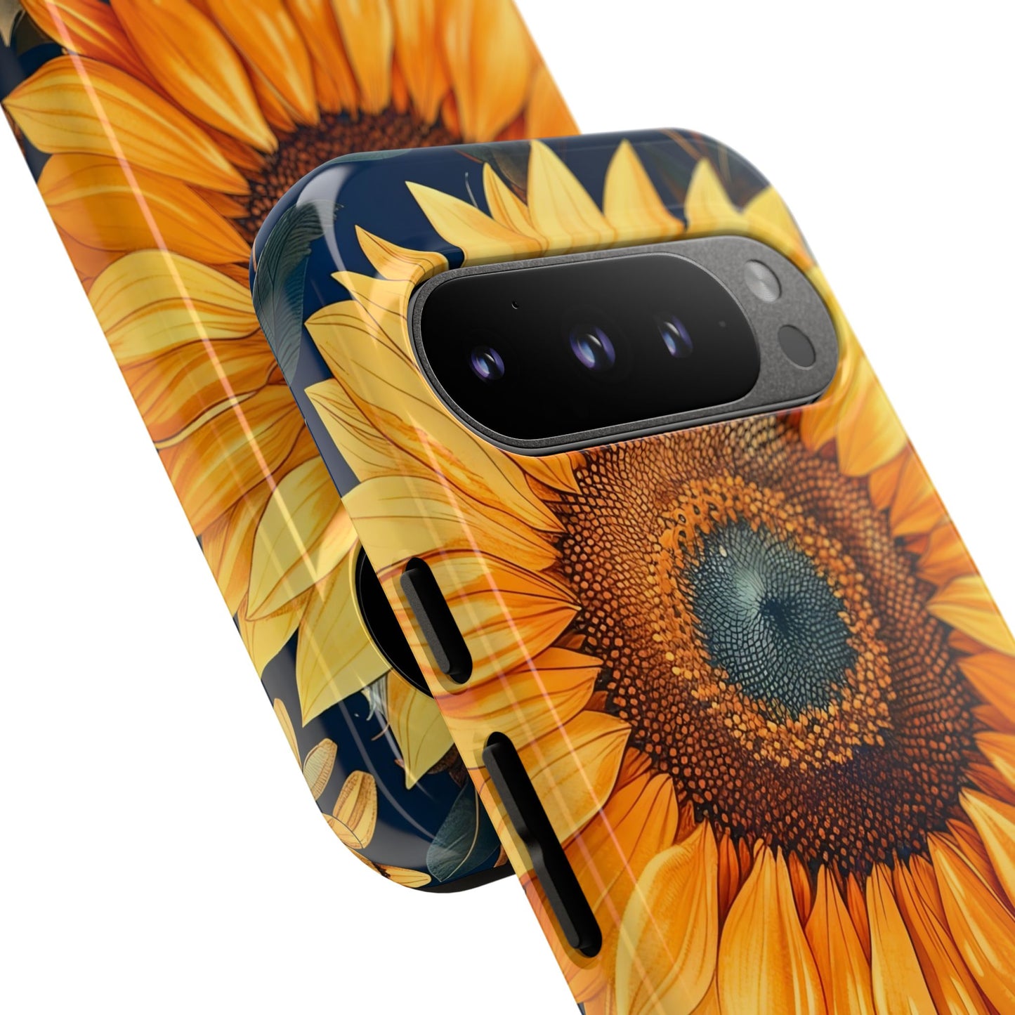 Sunflower Phone Case - Floral Design for Nature Lovers, Cute Spring Accessory, Gift for Her, Eco-Friendly Cover
