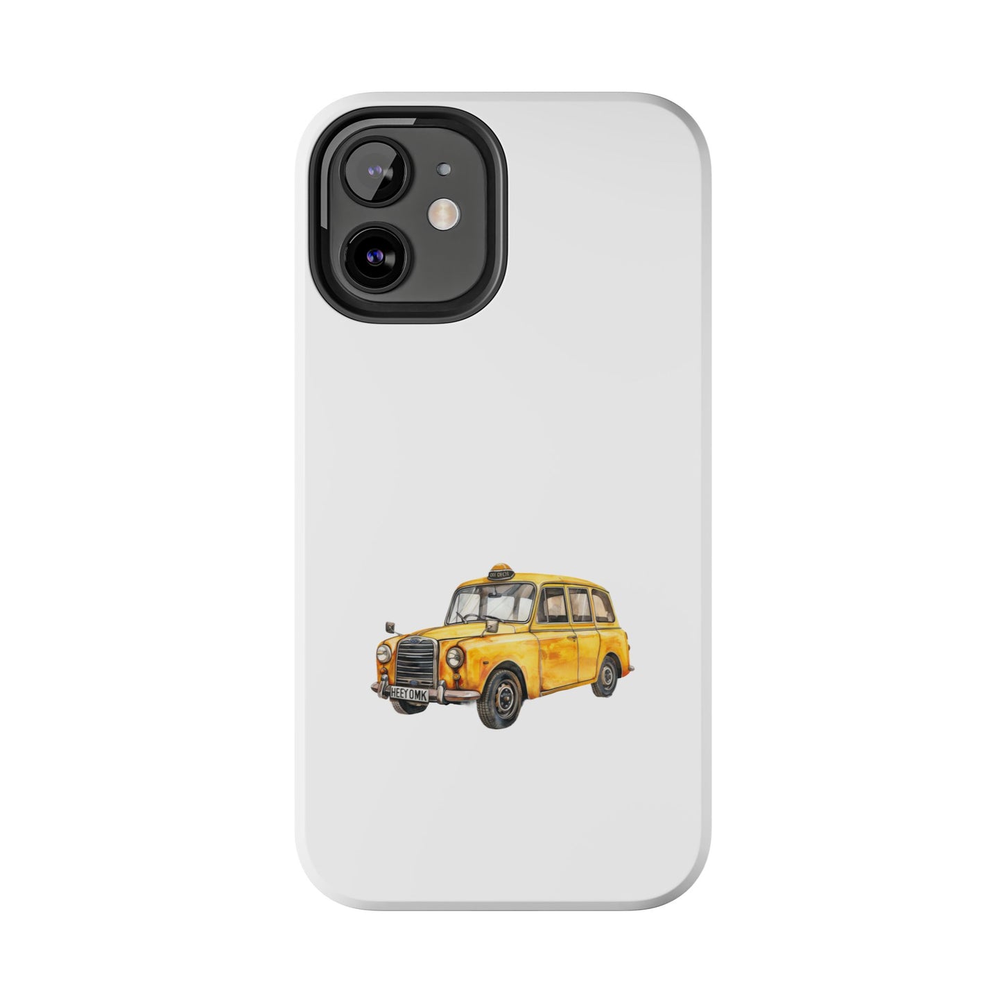 Yellow Taxi Tough Phone Case - Durable Protection for Urban Adventures