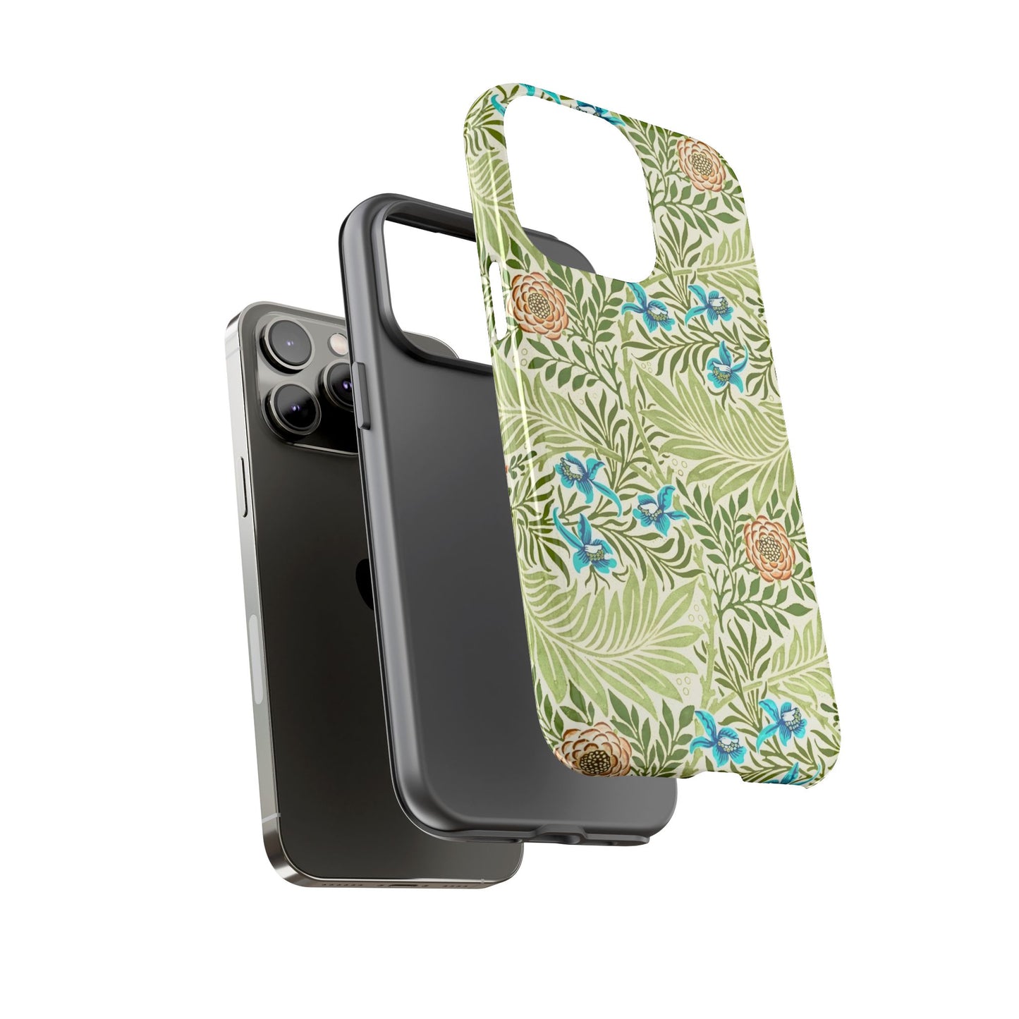 Tough Cases Phone Case, Botanical Print Phone Cover, Floral Smartphone Accessory, Nature-Inspired Tech Gear, Gift for Plant Lovers