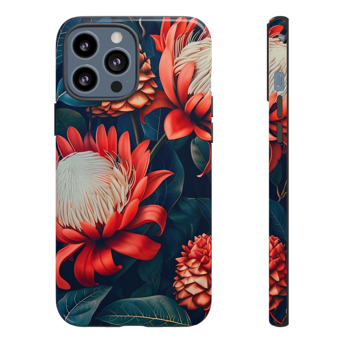 Floral Phone Case for Tough Love, Durable Cover, Unique Gift for Nature Lovers, Birthday, Mother's Day, Floral Design
