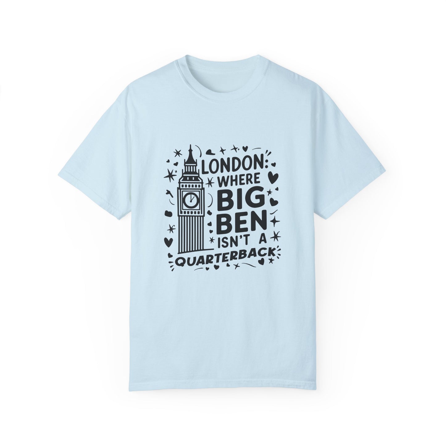 London's Big Ben Unisex Garment-Dyed T-shirt