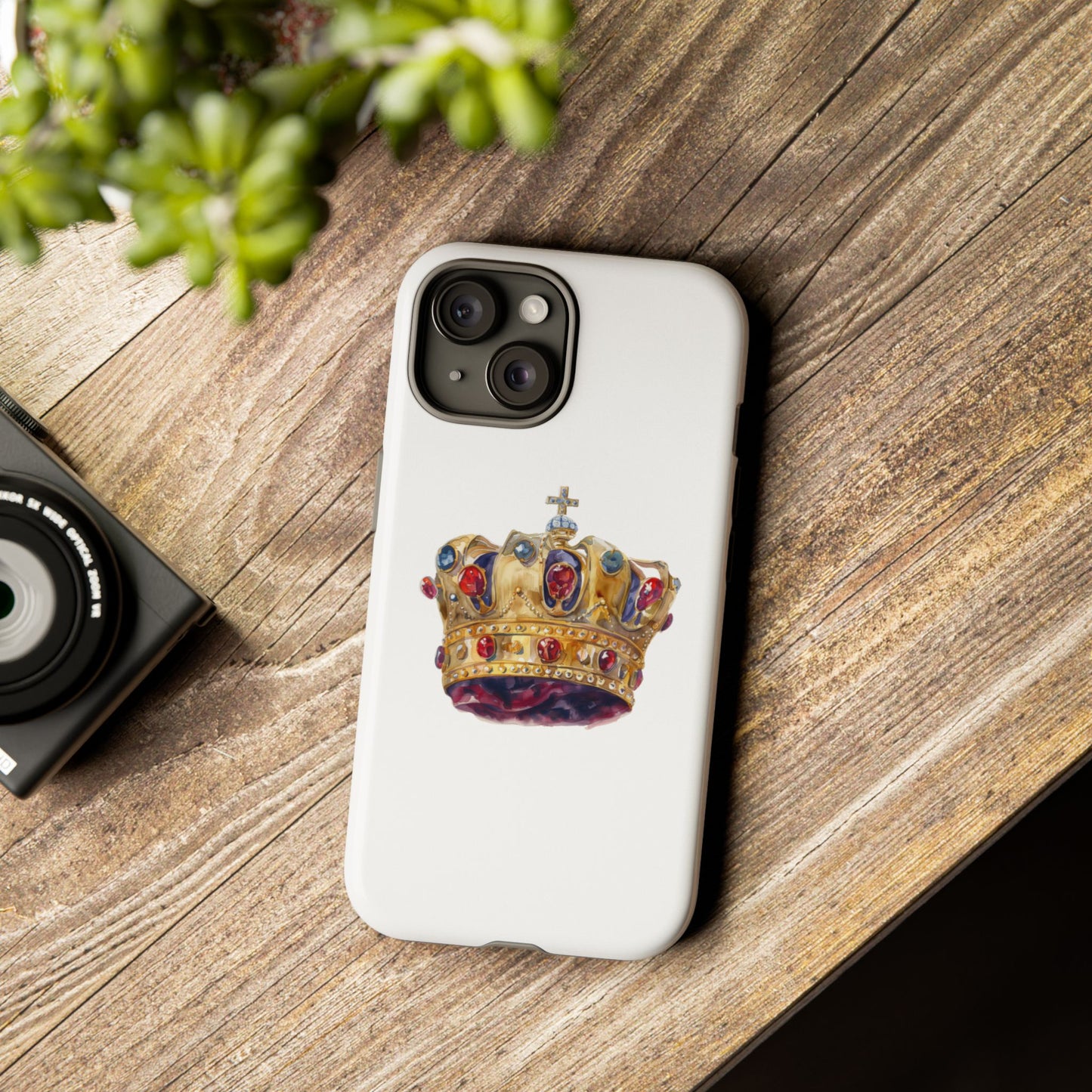 Royal Crown Phone Case | Tough Phone Cases, Stylish Accessories, Gift for Her, Birthday Present, Royalty Vibe