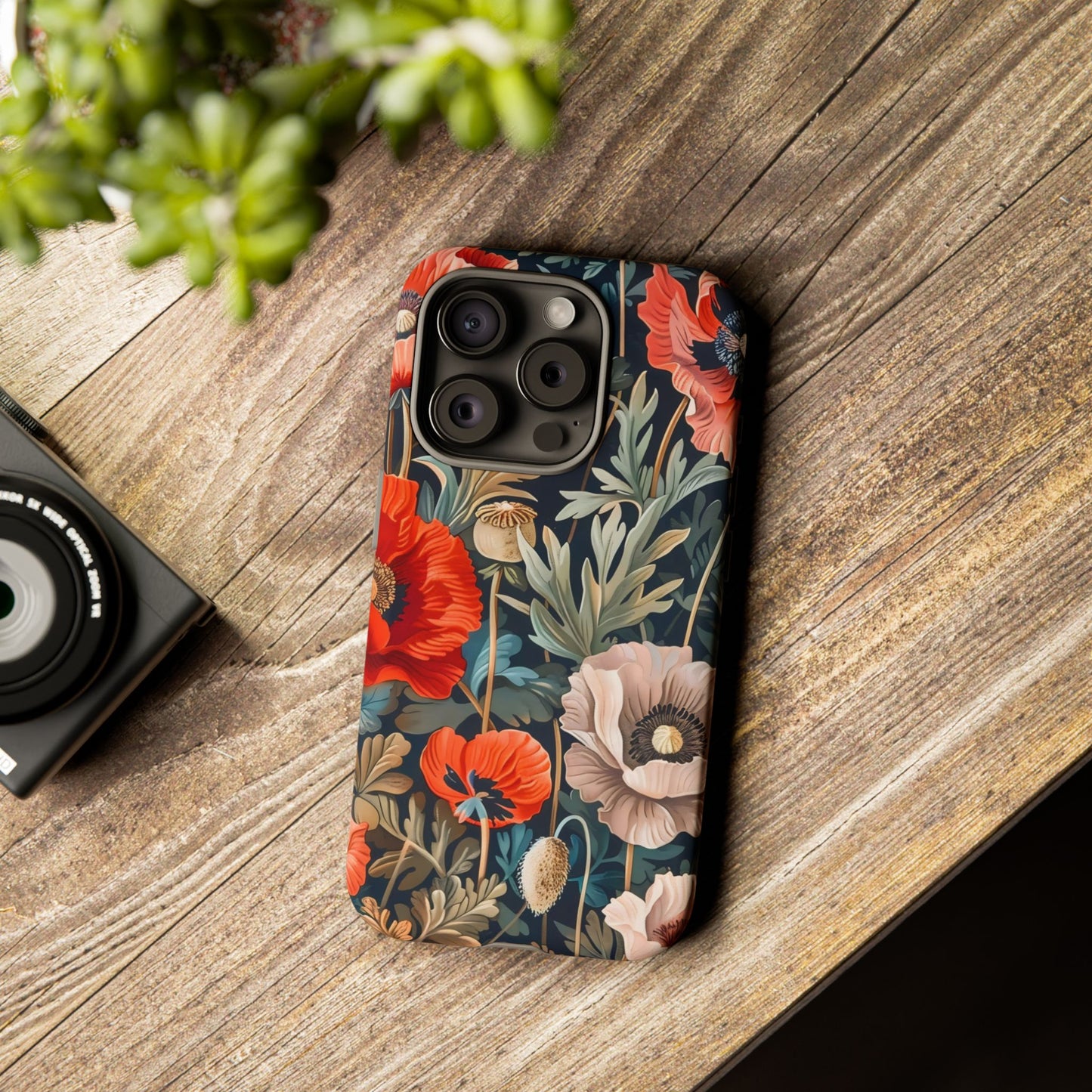 Floral Phone Case - Tough Cases, Flower Design, Chic Tech Accessories, Stylish Gifts, Unique Phone Protectors