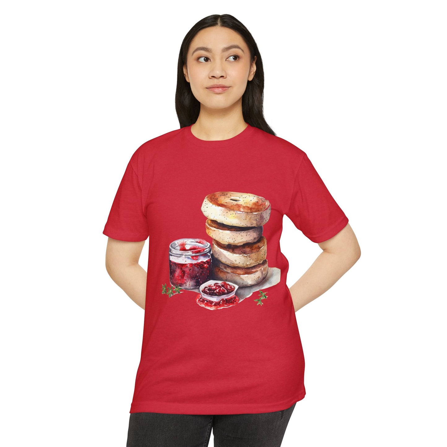 Unisex CVC Jersey T-shirt - From Pies to Puddings - Classic British Dishes