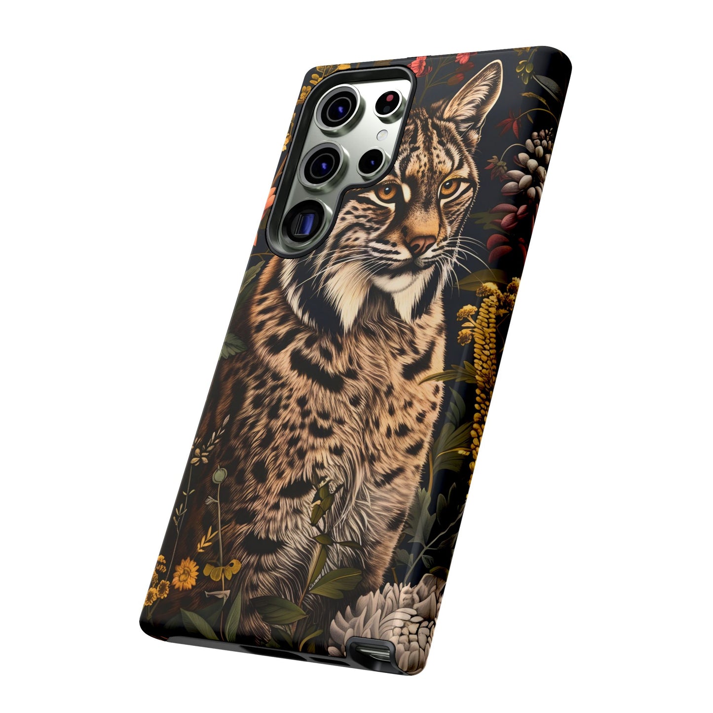 Wildlife Phone Case with Lynx Design, Tough Cases, Animal Lovers Gift, Nature Inspired Accessories, Unique Tech Protection