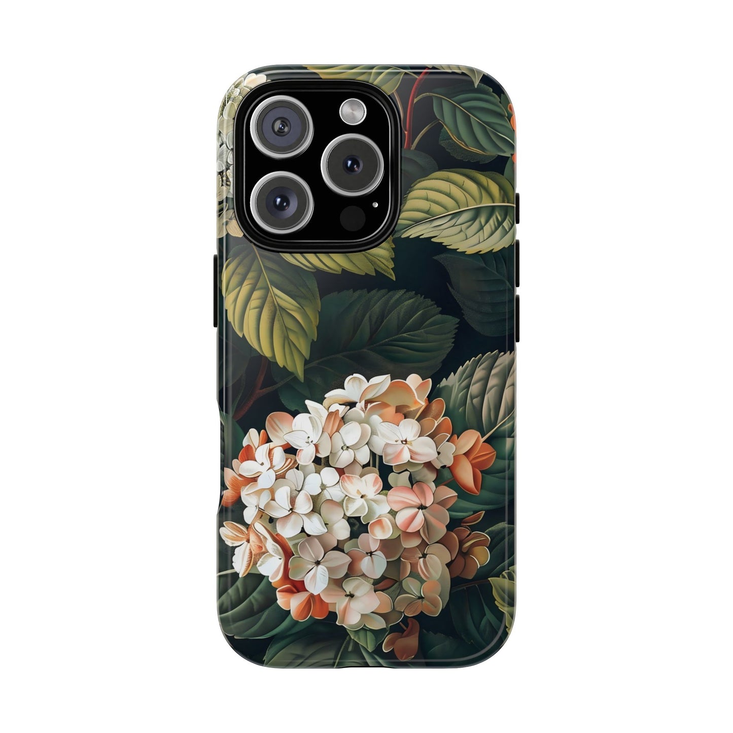 Floral Phone Case - Tough Cases, Nature Lover Gift, Floral Design, Botanical Phone Cover, Stylish Cellphone Accessory, Mother's Day Gift