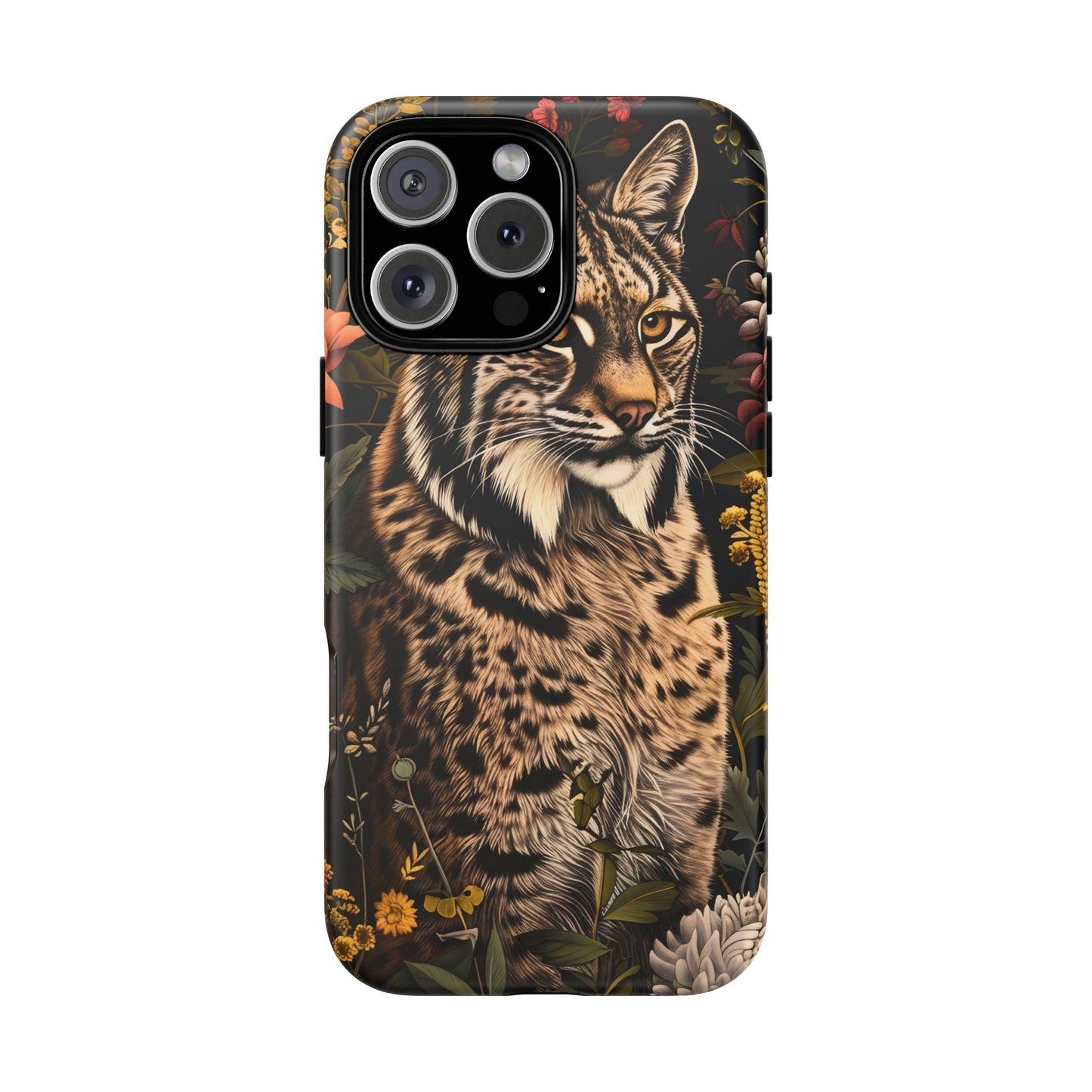 Wildlife Phone Case with Lynx Design, Tough Cases, Animal Lovers Gift, Nature Inspired Accessories, Unique Tech Protection